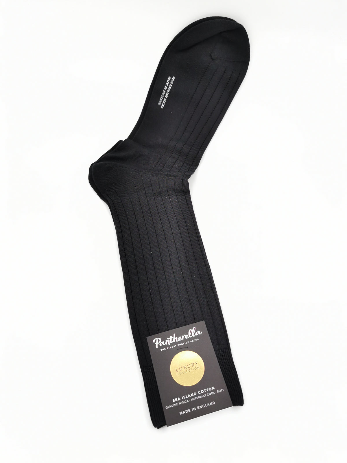 Pantherella plain cotton socks Sea Island