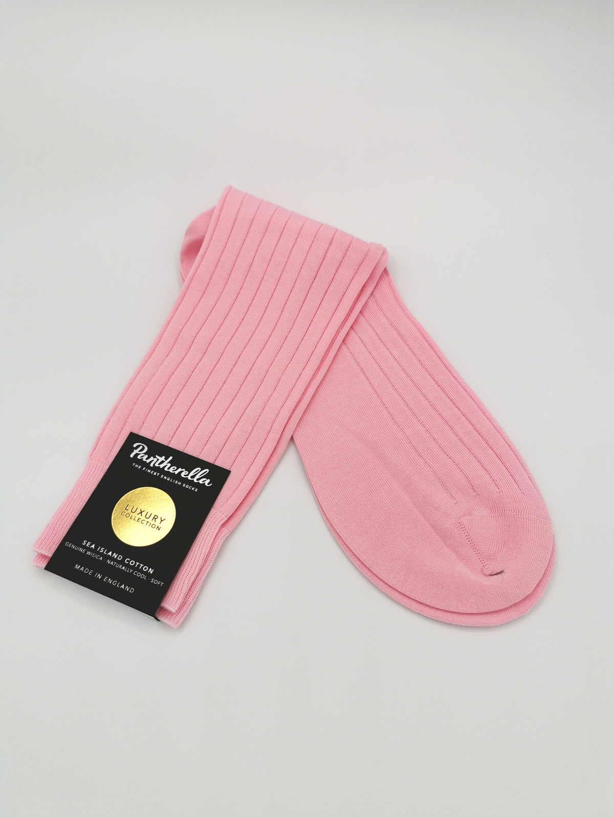 Pantherella plain cotton socks Sea Island