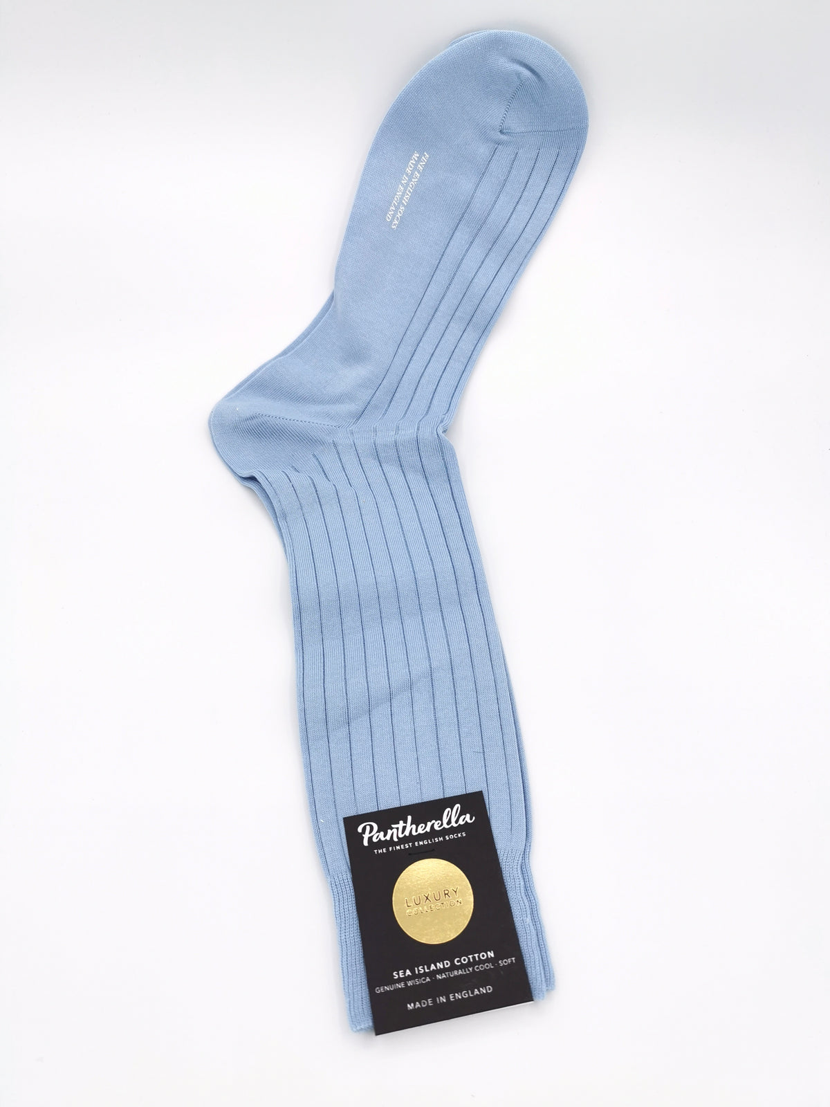 Pantherella plain cotton socks Sea Island