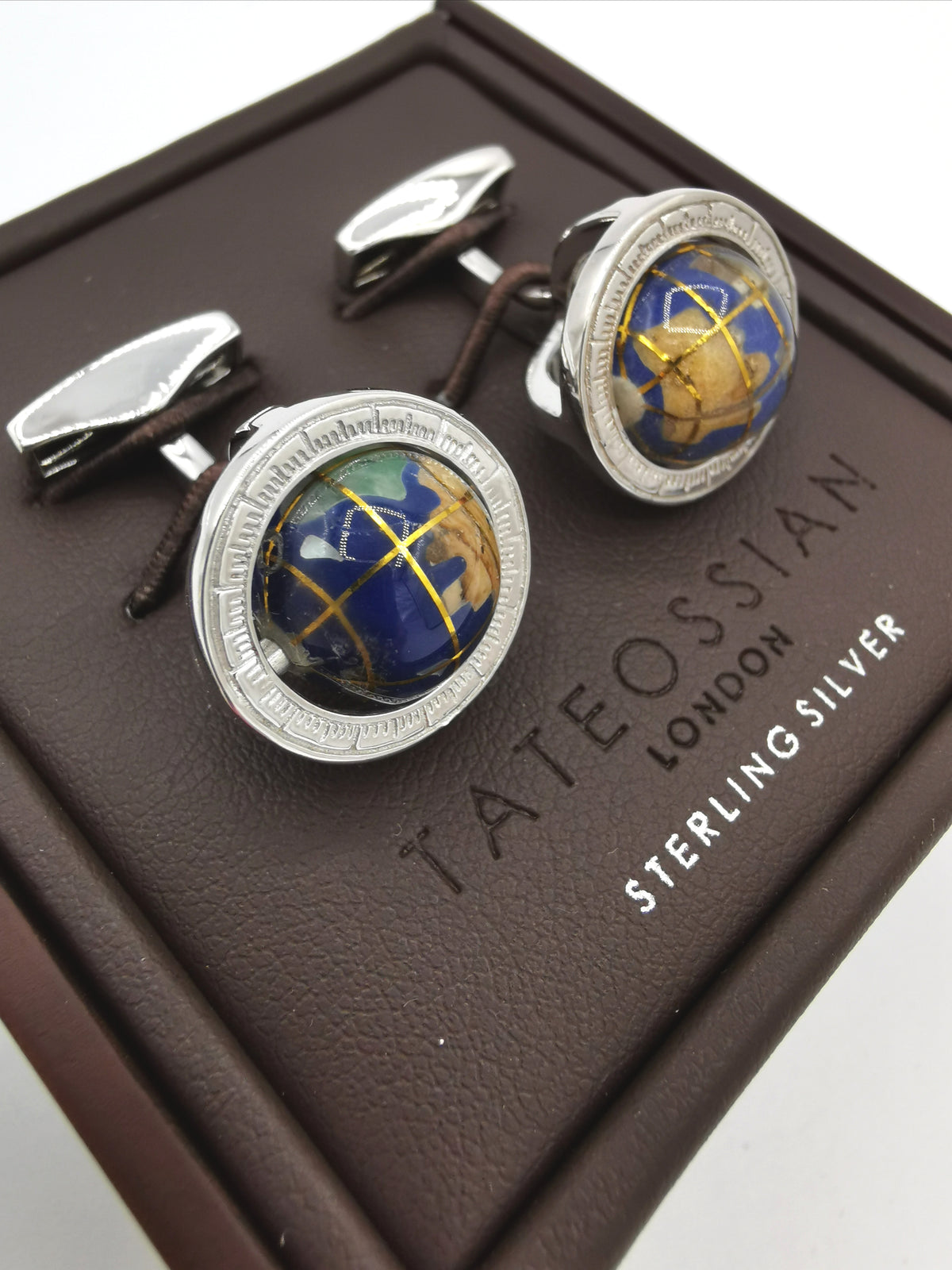 Boutons de manchette Tateossian Globes