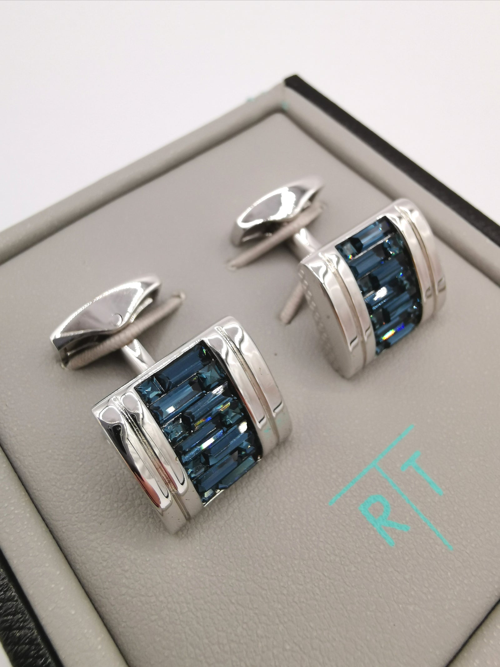 CUFFLINKS TATEOSSIAN SVAROVSKI BELGRAVIA