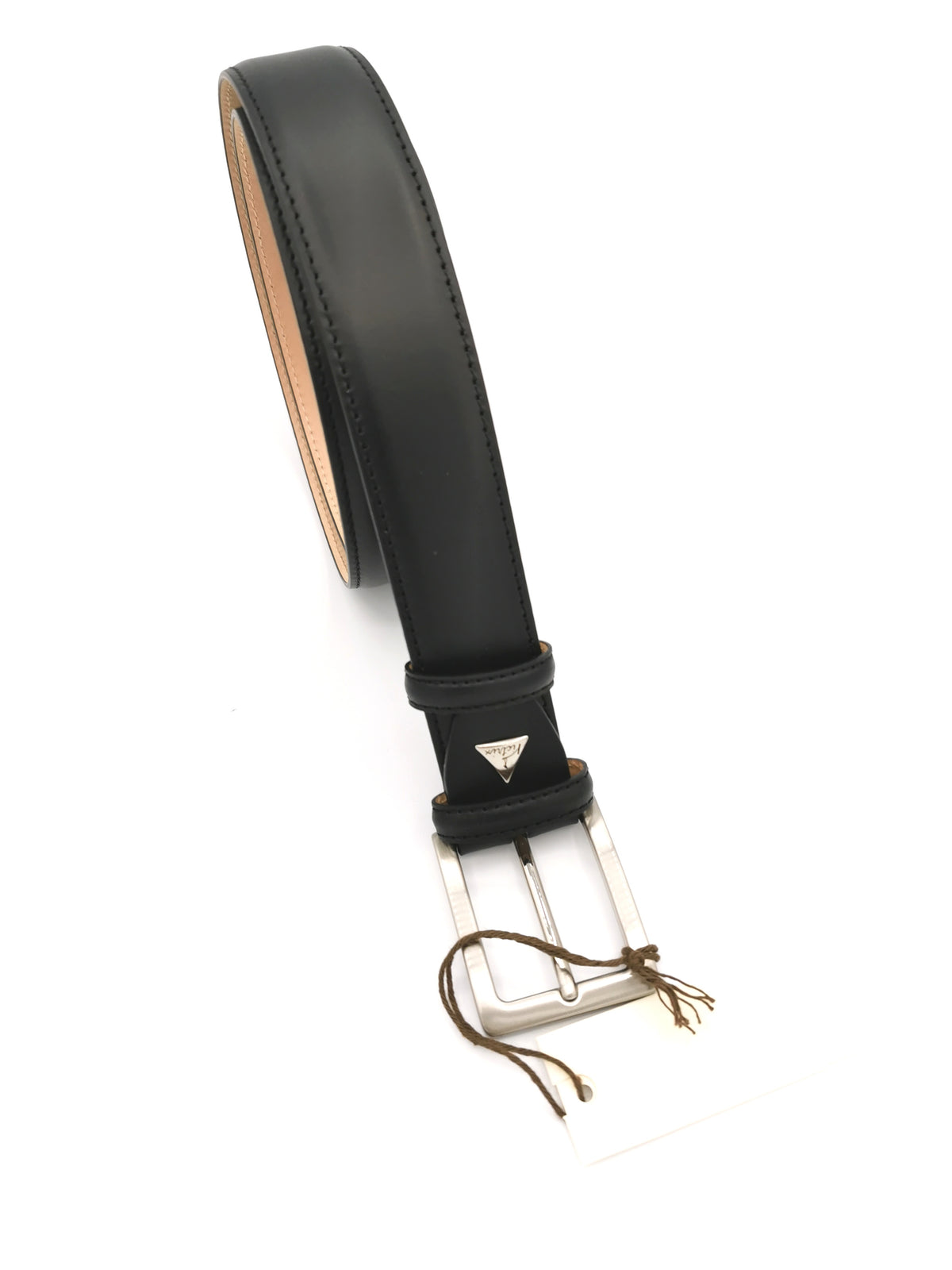 VICTRIX BLACK LEATHER BELT