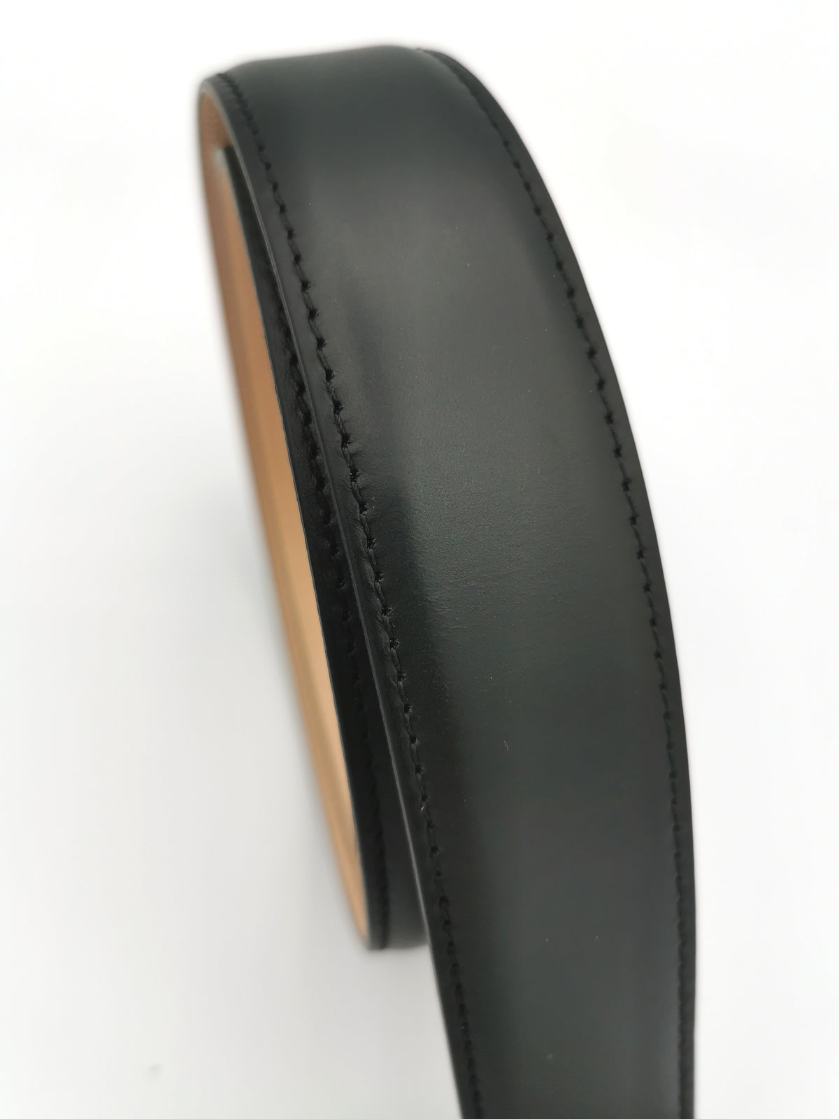 VICTRIX BLACK LEATHER BELT