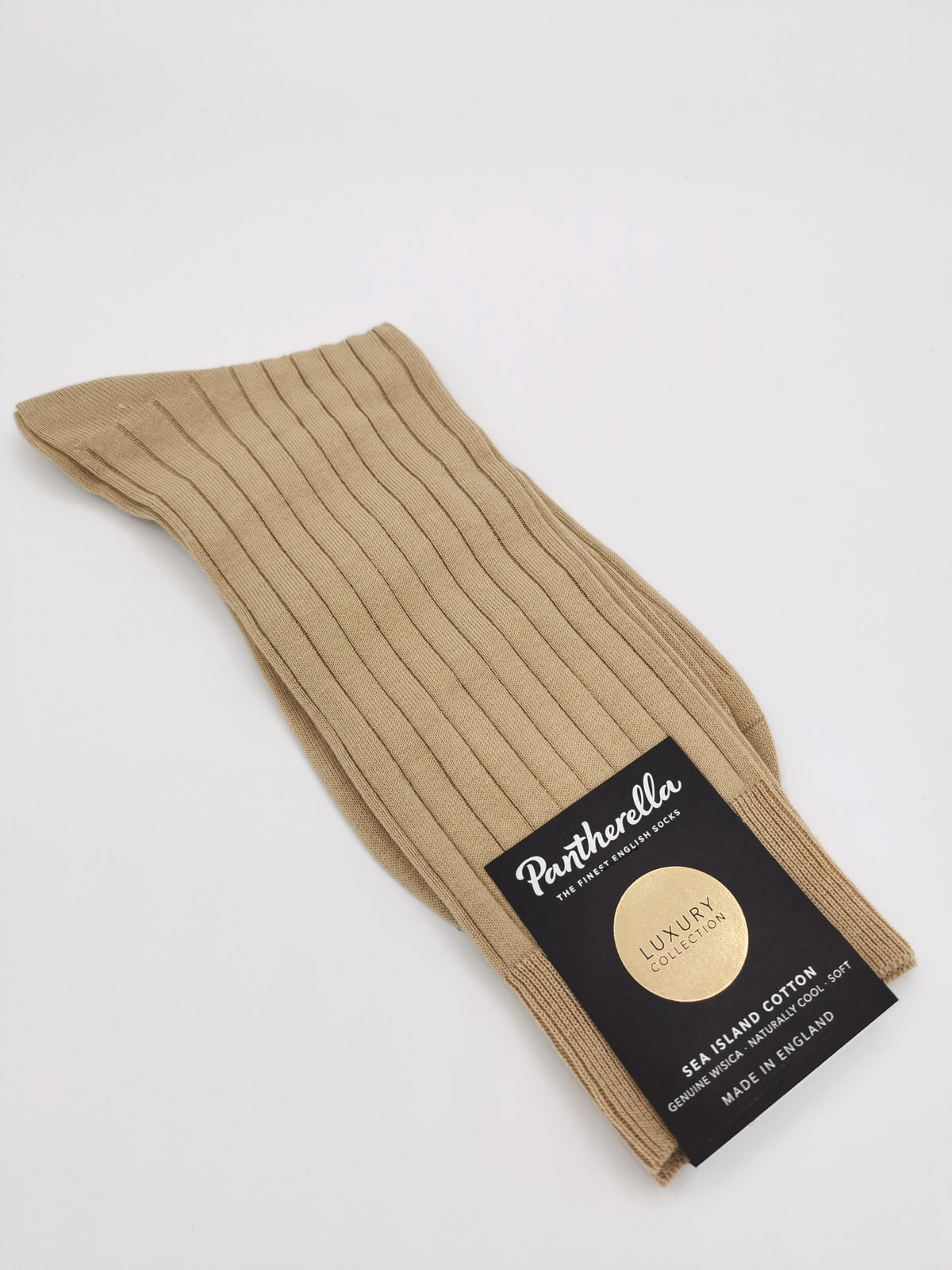 Pantherella plain cotton socks Sea Island