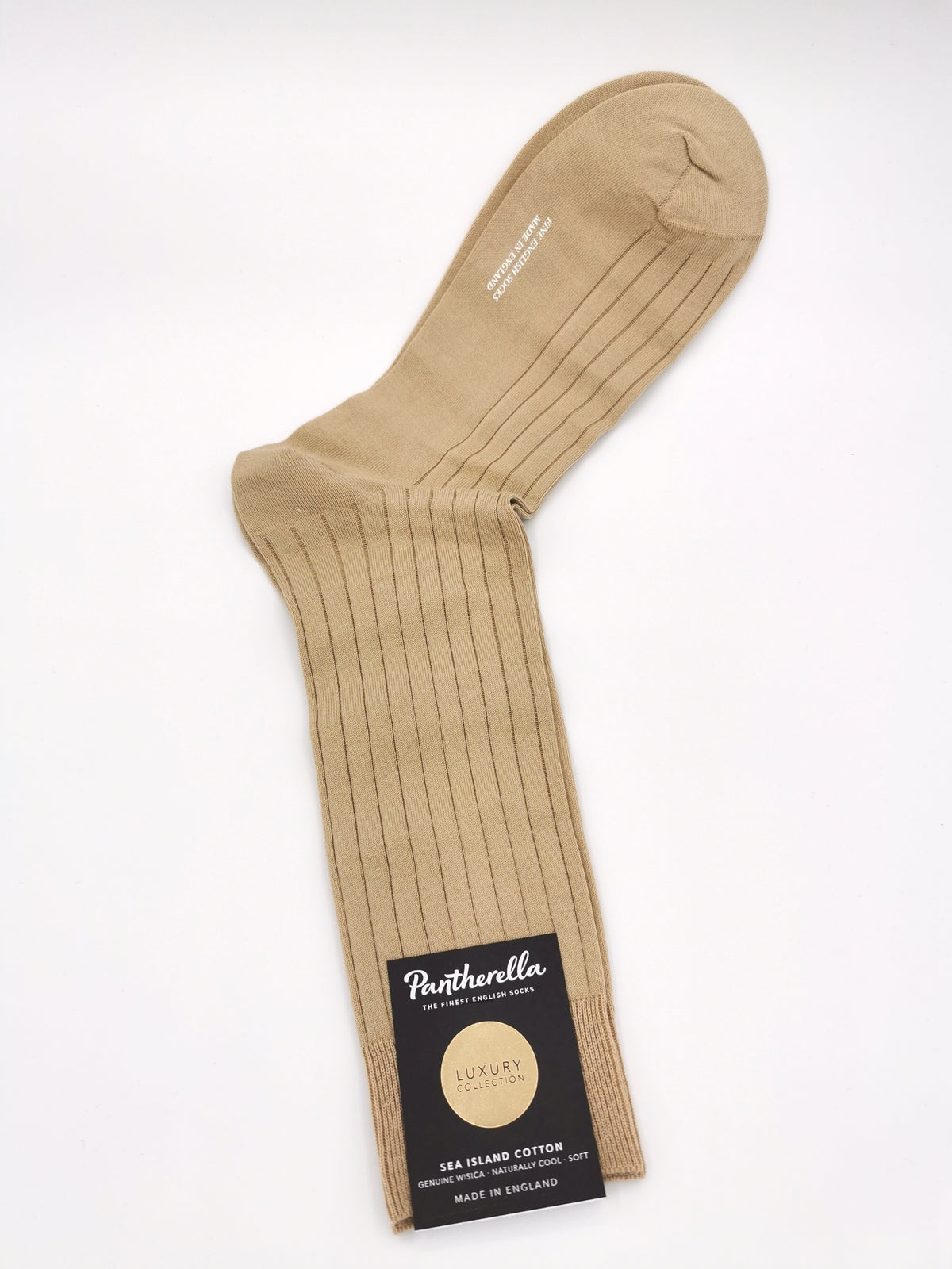Pantherella plain cotton socks Sea Island