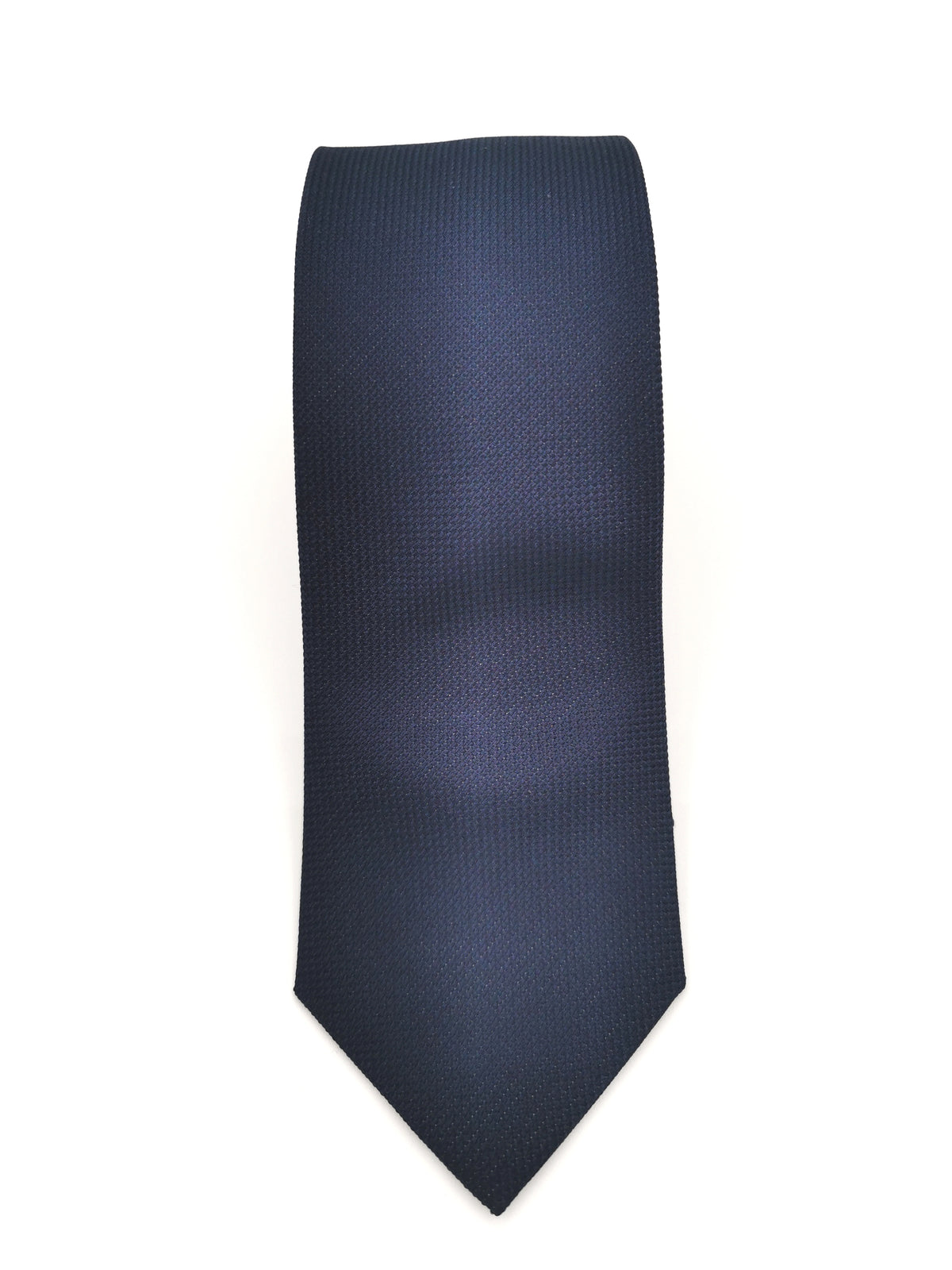 Blue silk tie