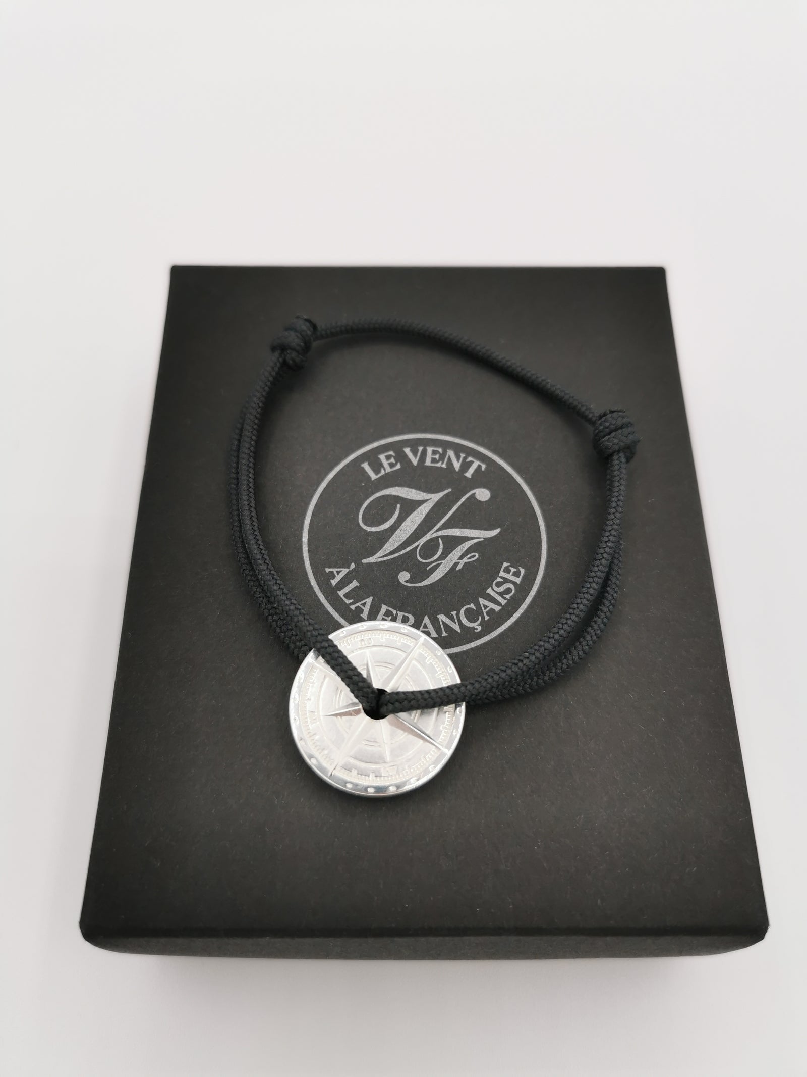 BRACELET LE VENT À LA FRANÇAISE "ARGENT 925°" DARK GRAY