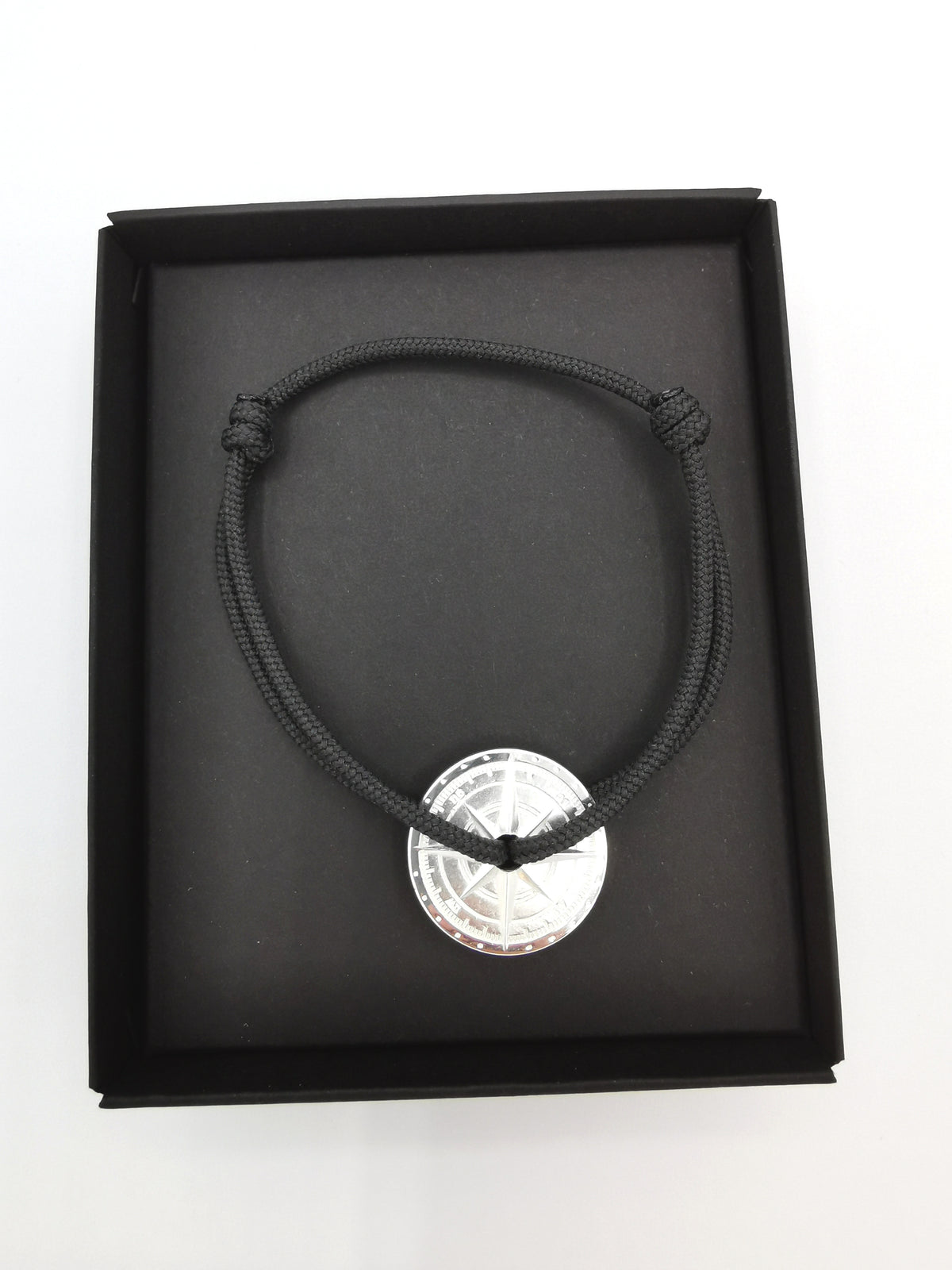 BRACELET LE VENT À LA FRANÇAISE &quot;ARGENT 925°&quot; DARK GRAY
