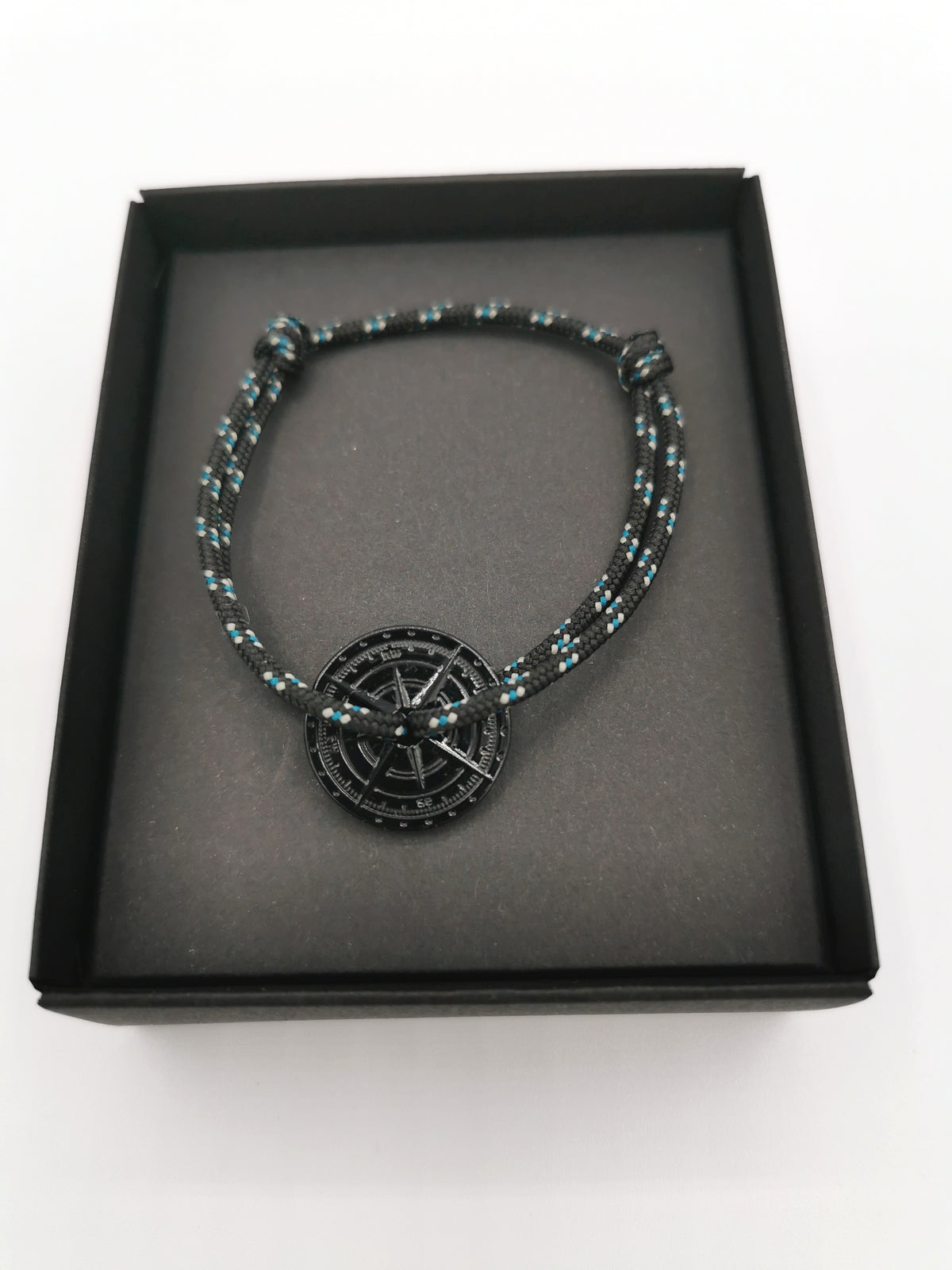 BRACELET LE VENT À LA FRANÇAISE &quot;NOIR ASPHALT&quot; BLACK SPECKLED