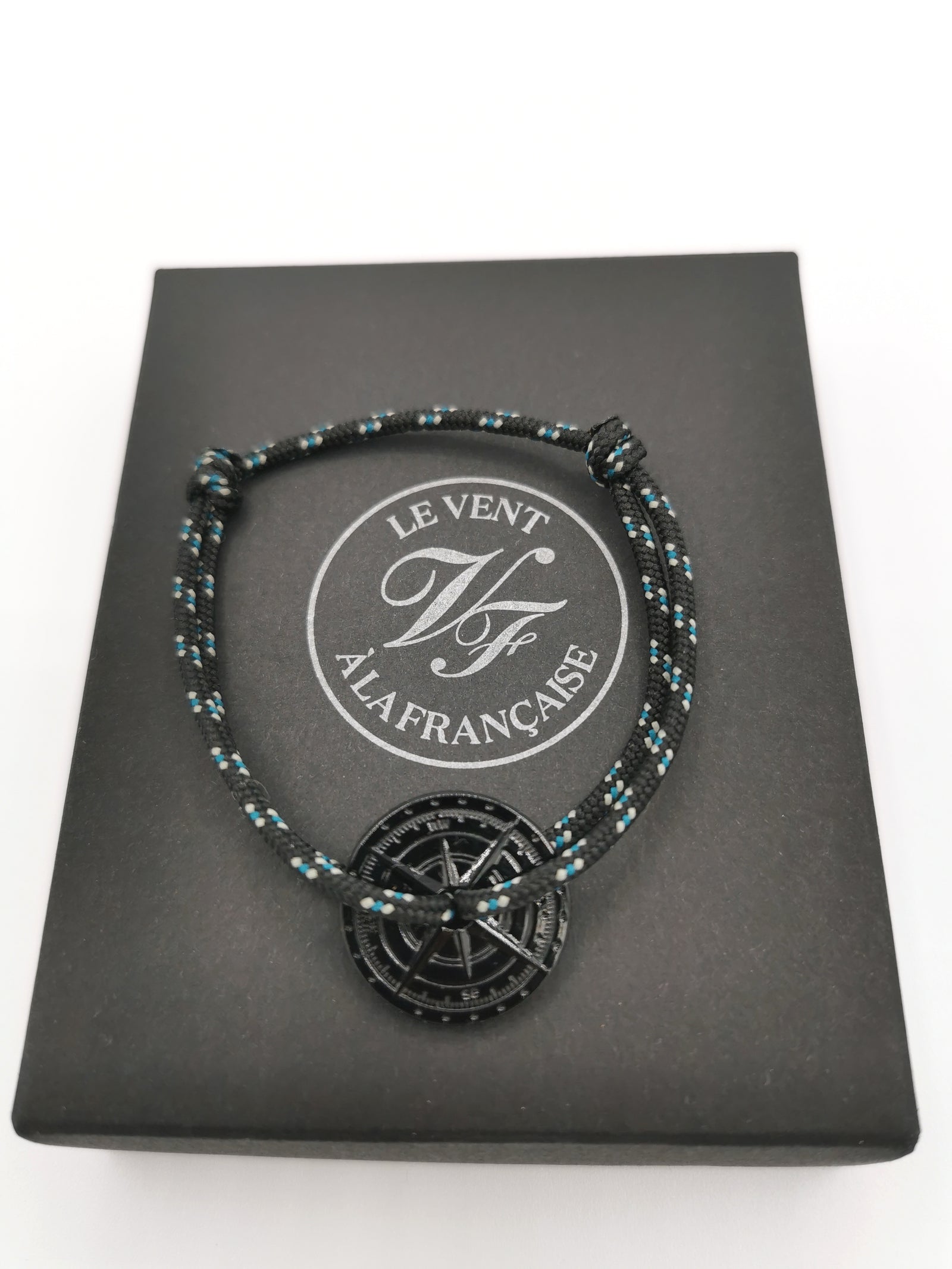 BRACELET LE VENT À LA FRANÇAISE "NOIR ASPHALT" BLACK SPECKLED