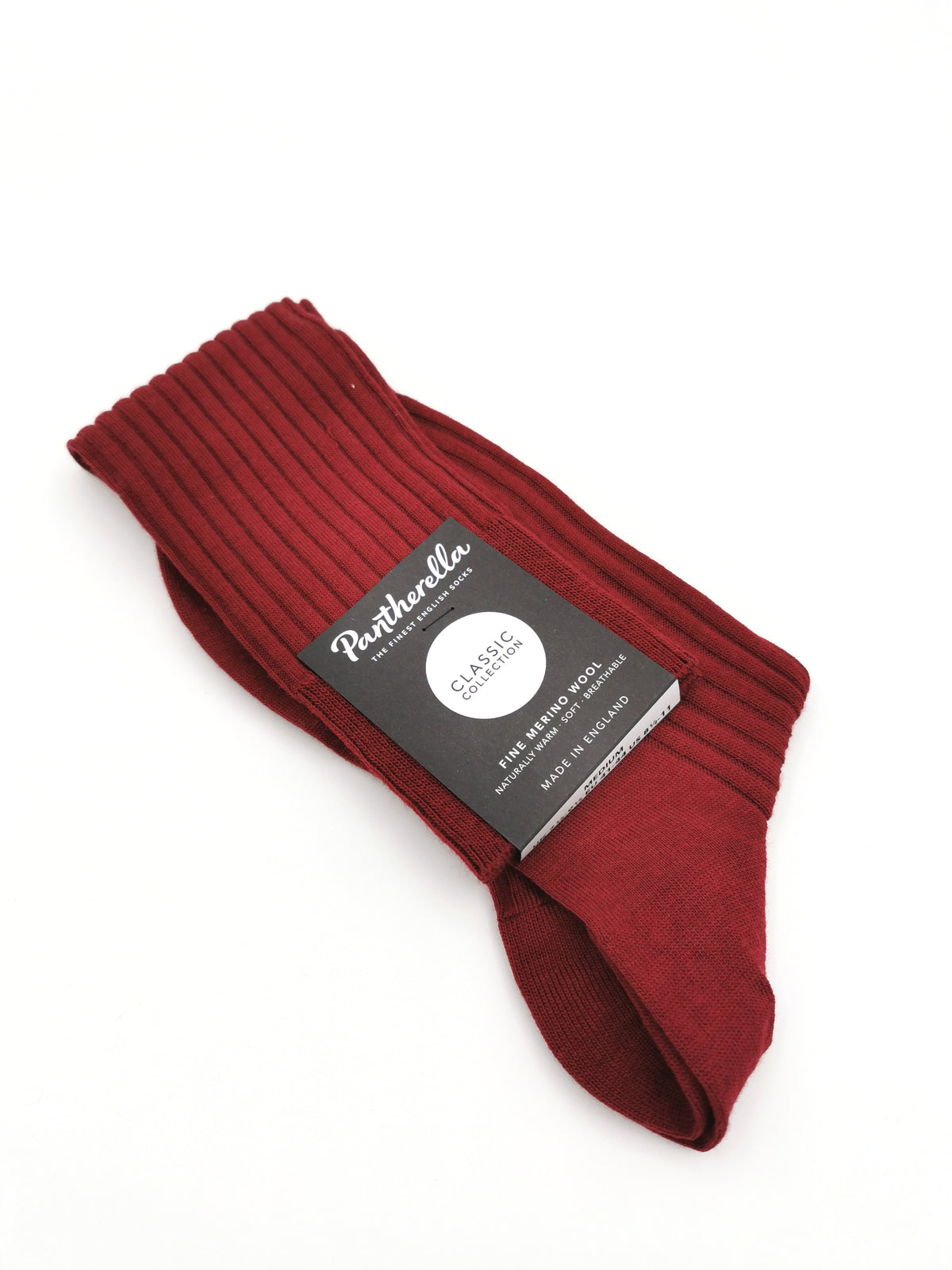 Plain ribbed socks Pantherella Merino Wool Long