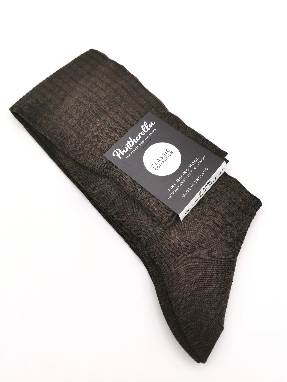 Plain ribbed socks Pantherella Merino Wool Long