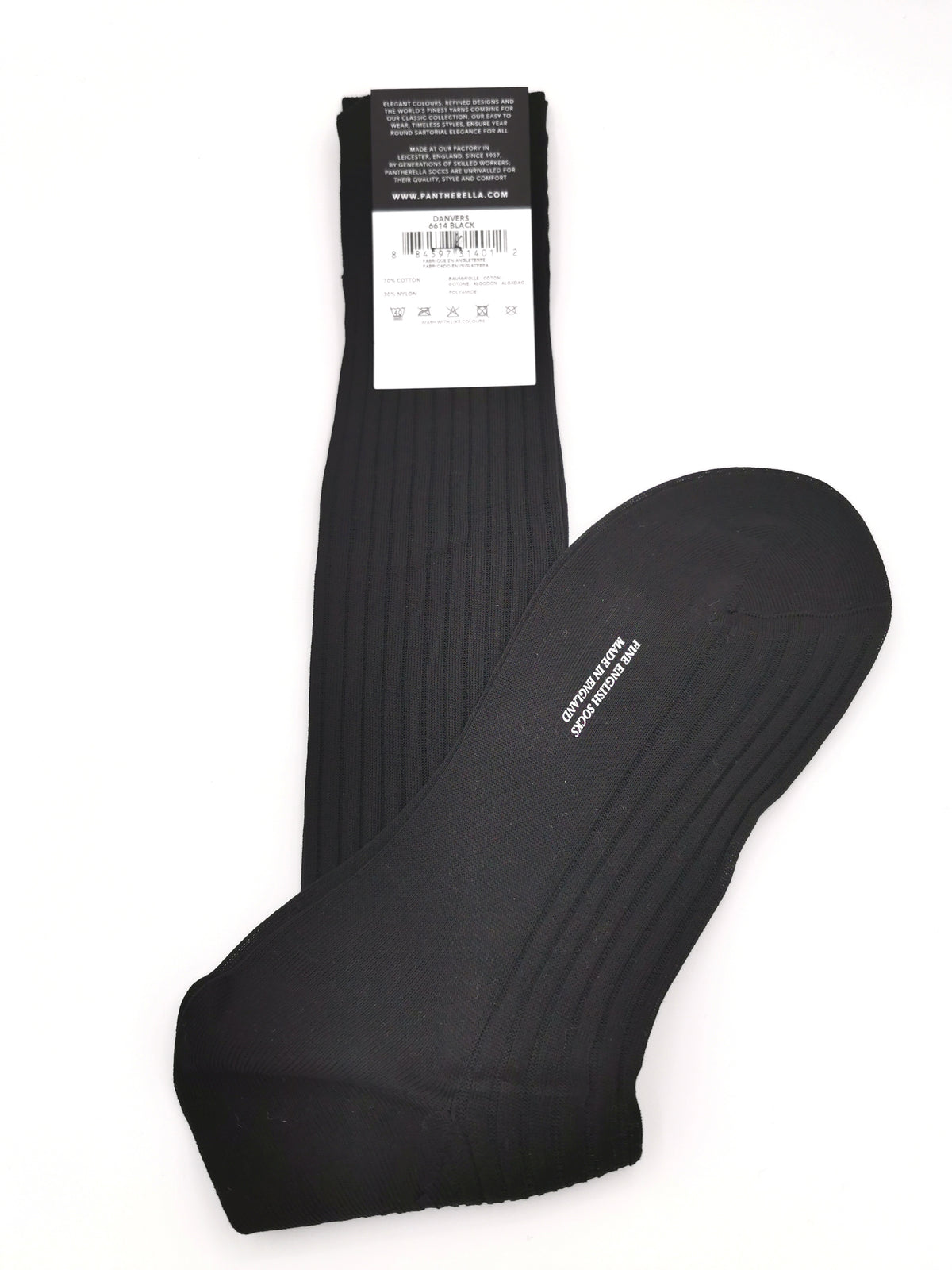 Pantherella Plain Socks in Fil d&#39;Ecosse Long