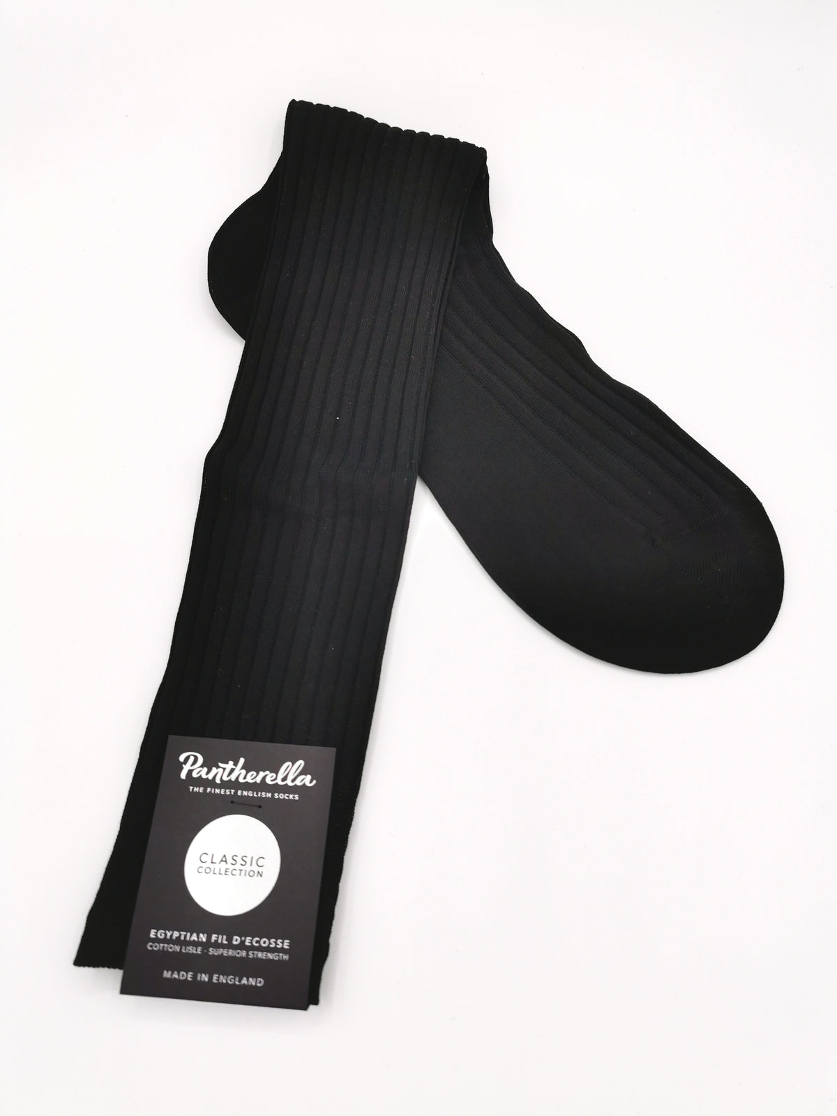 Pantherella Plain Socks in Fil d&#39;Ecosse Long