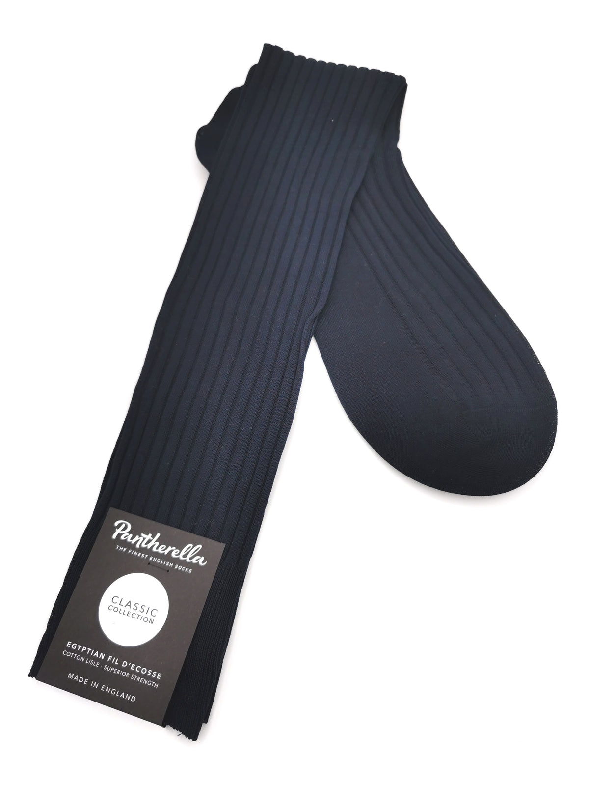 Pantherella Plain Socks in Fil d&#39;Ecosse Long