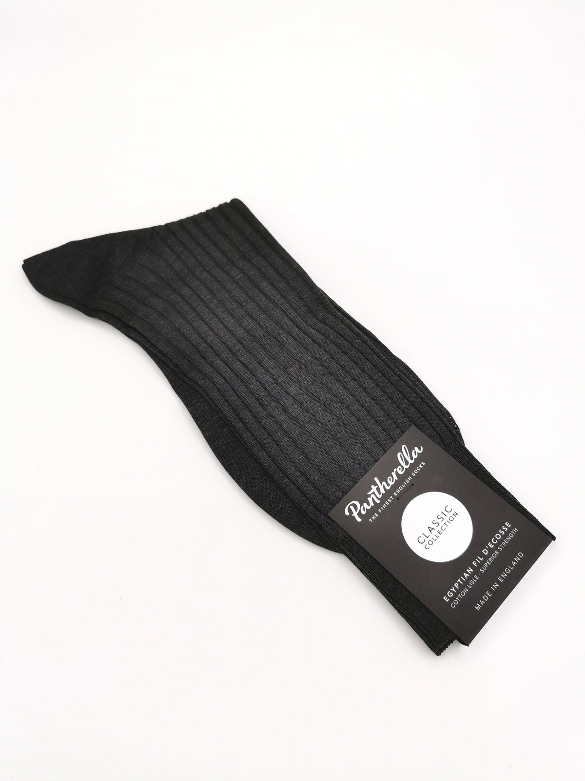 Pantherella ribbed cotton Fil d&#39;Ecosse socks