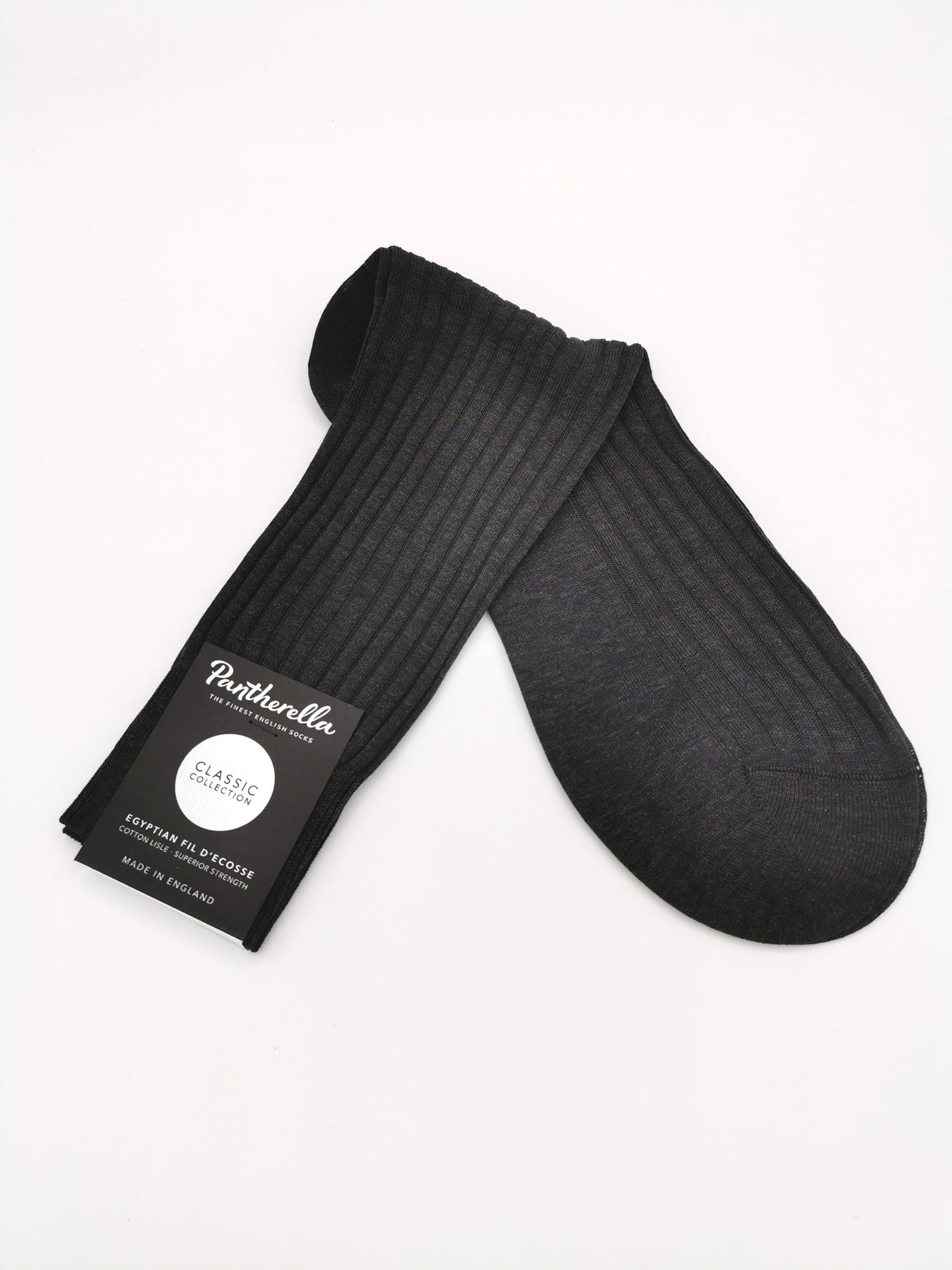 Pantherella ribbed cotton Fil d&#39;Ecosse socks