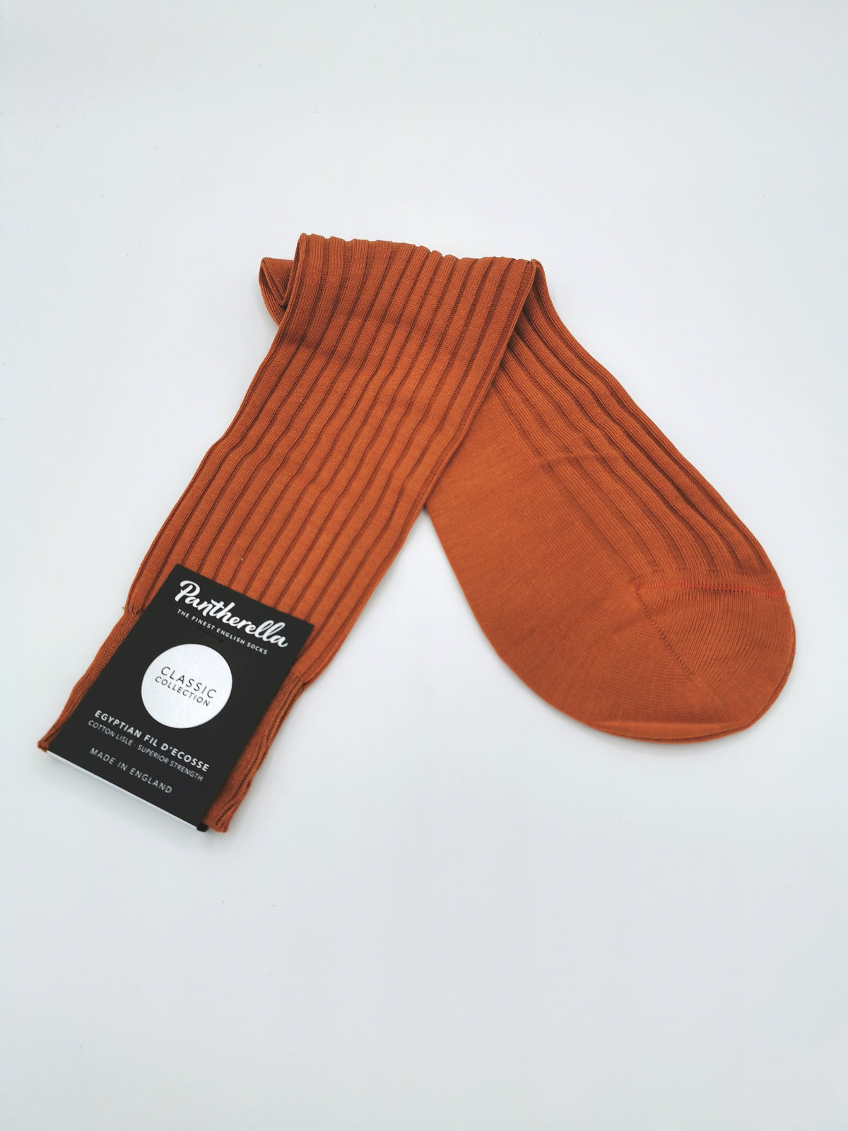 Pantherella ribbed cotton Fil d&#39;Ecosse socks