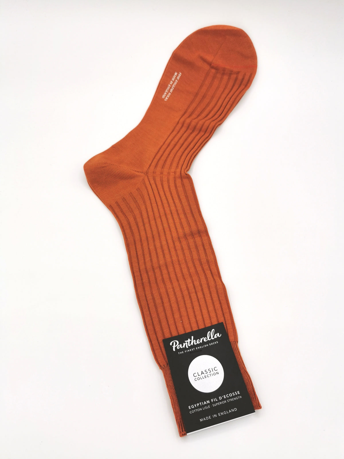 Pantherella ribbed cotton Fil d&#39;Ecosse socks