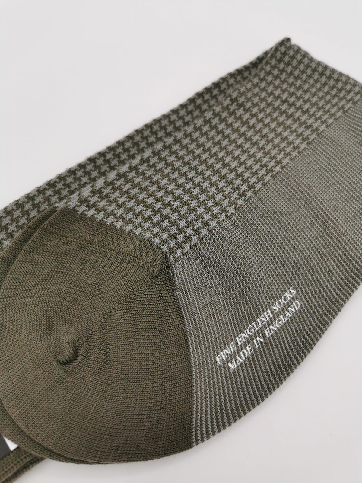 Pantherella Fine Merino Wool houndstooth socks