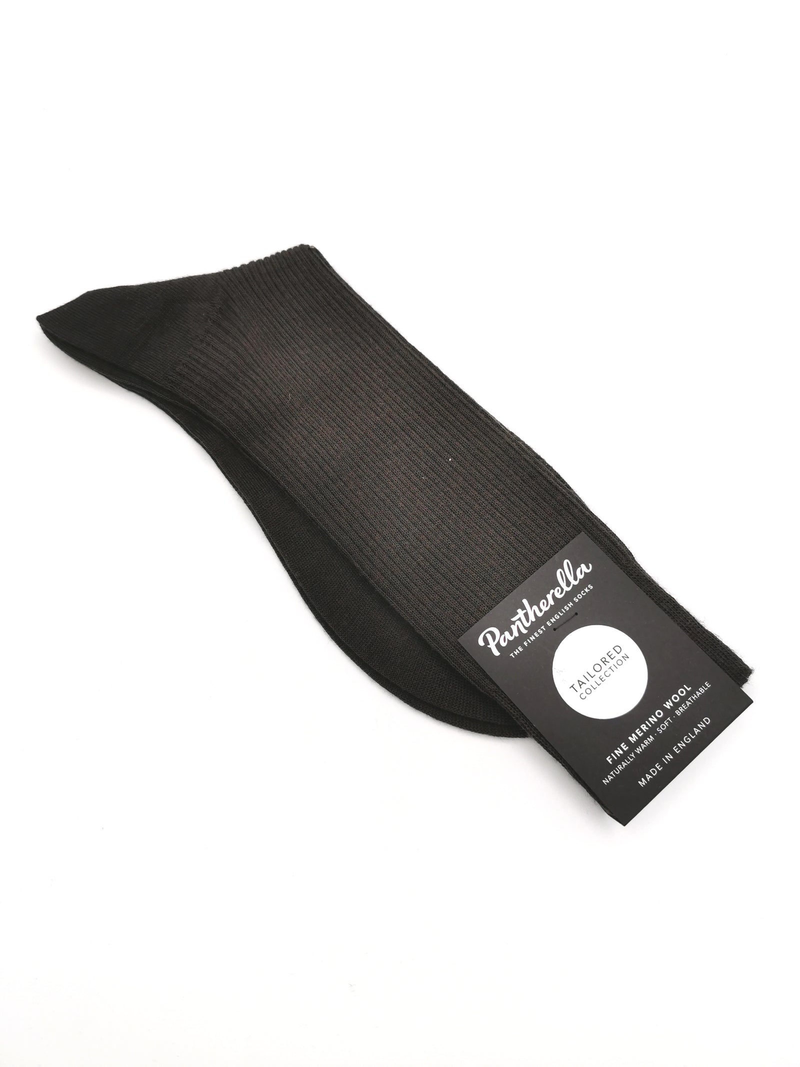 Finely ribbed Pantherella Fine Merino Wool socks