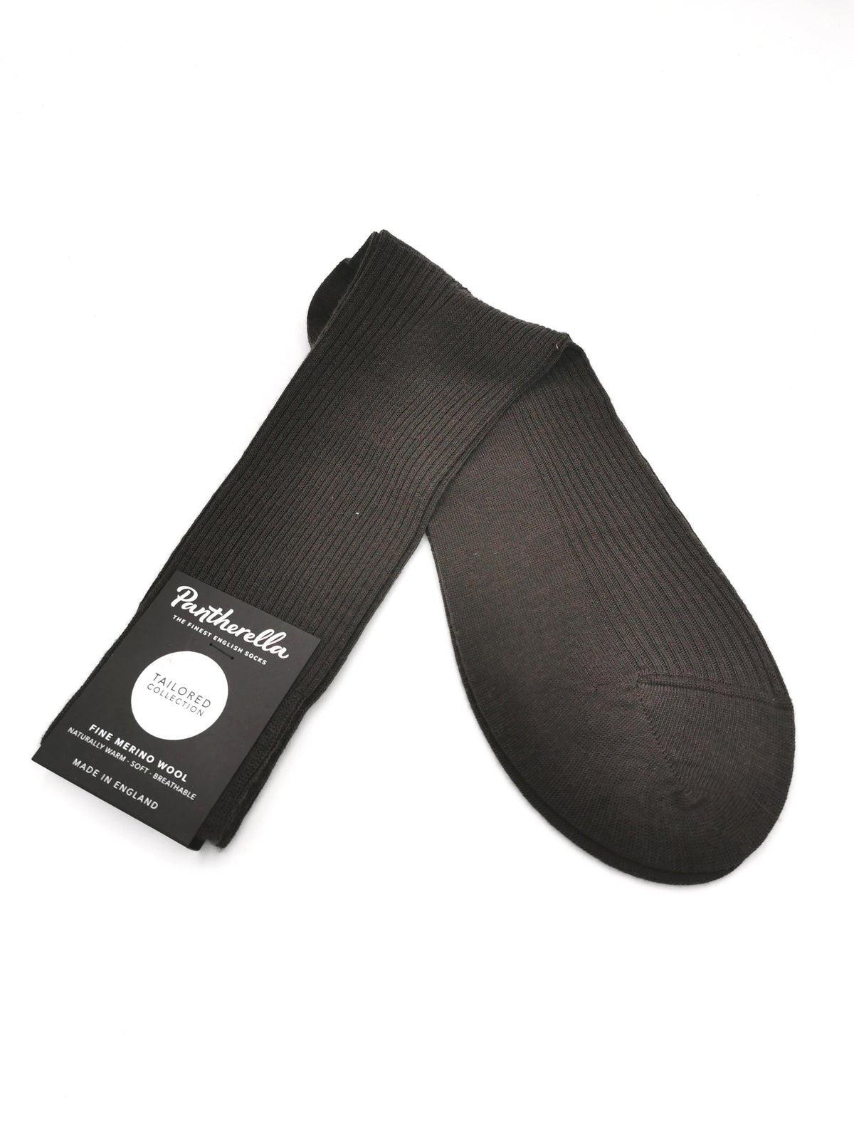 Finely ribbed Pantherella Fine Merino Wool socks