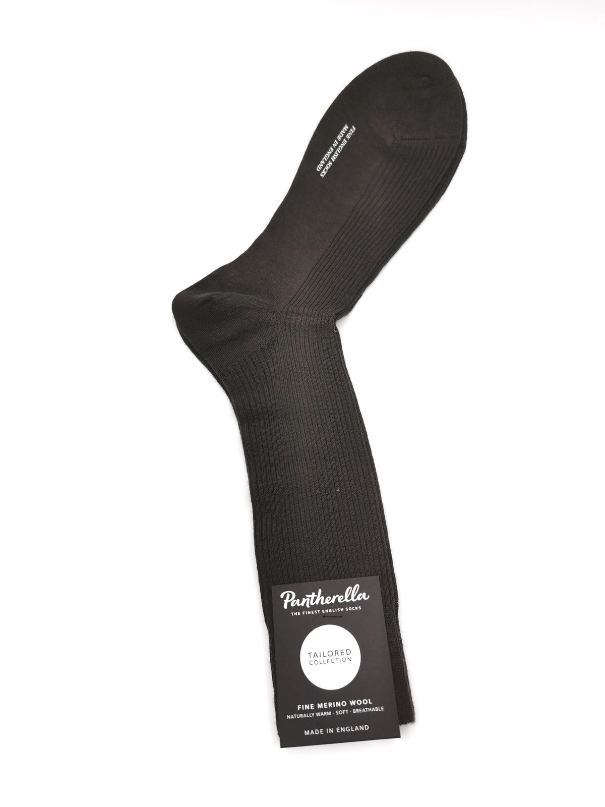 Finely ribbed Pantherella Fine Merino Wool socks