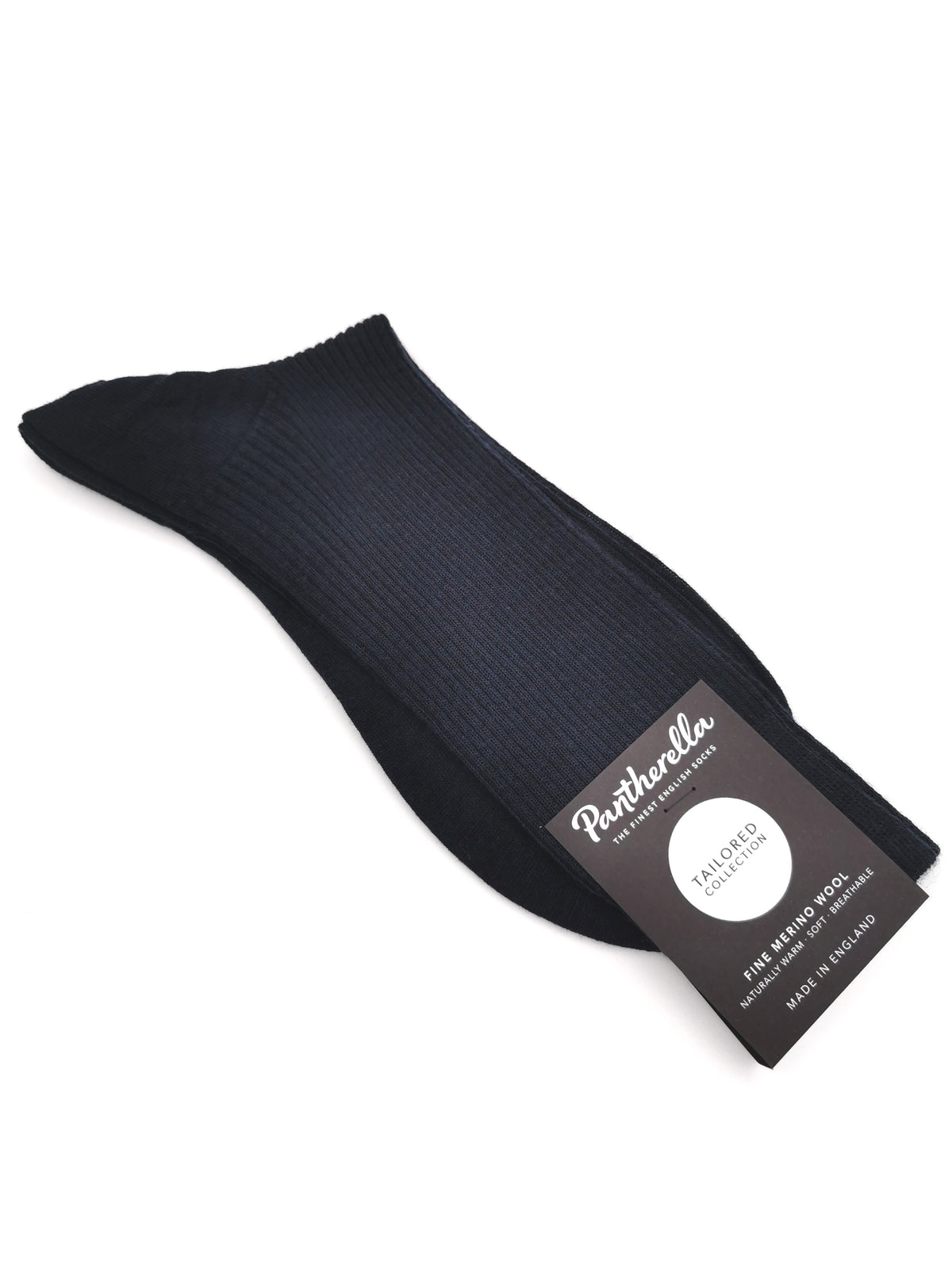 Finely ribbed Pantherella Fine Merino Wool socks