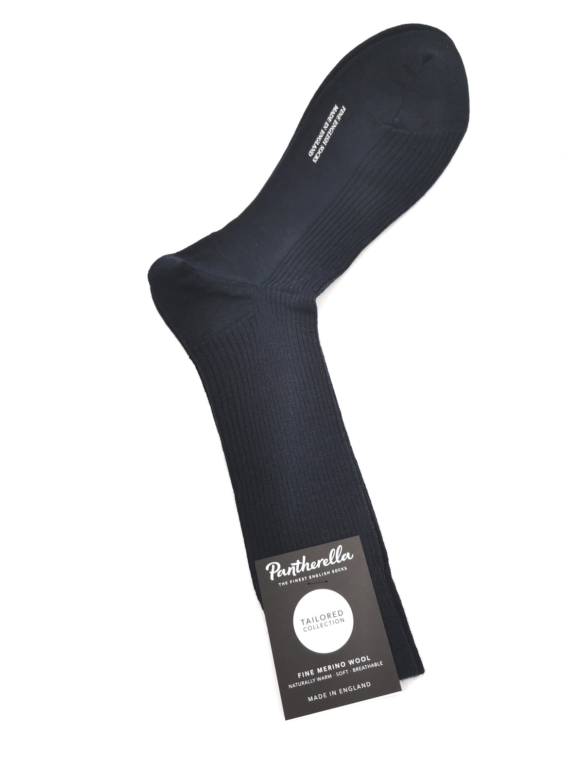 Finely ribbed Pantherella Fine Merino Wool socks