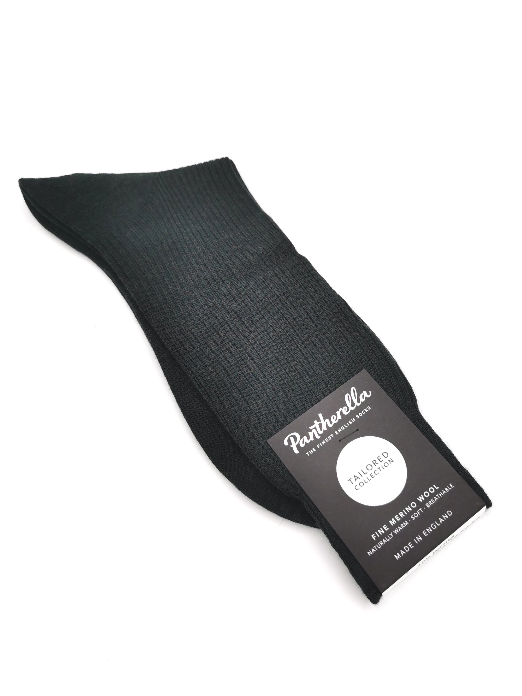 Chaussettes Pantherella Fine Merino Wool finement côtelées