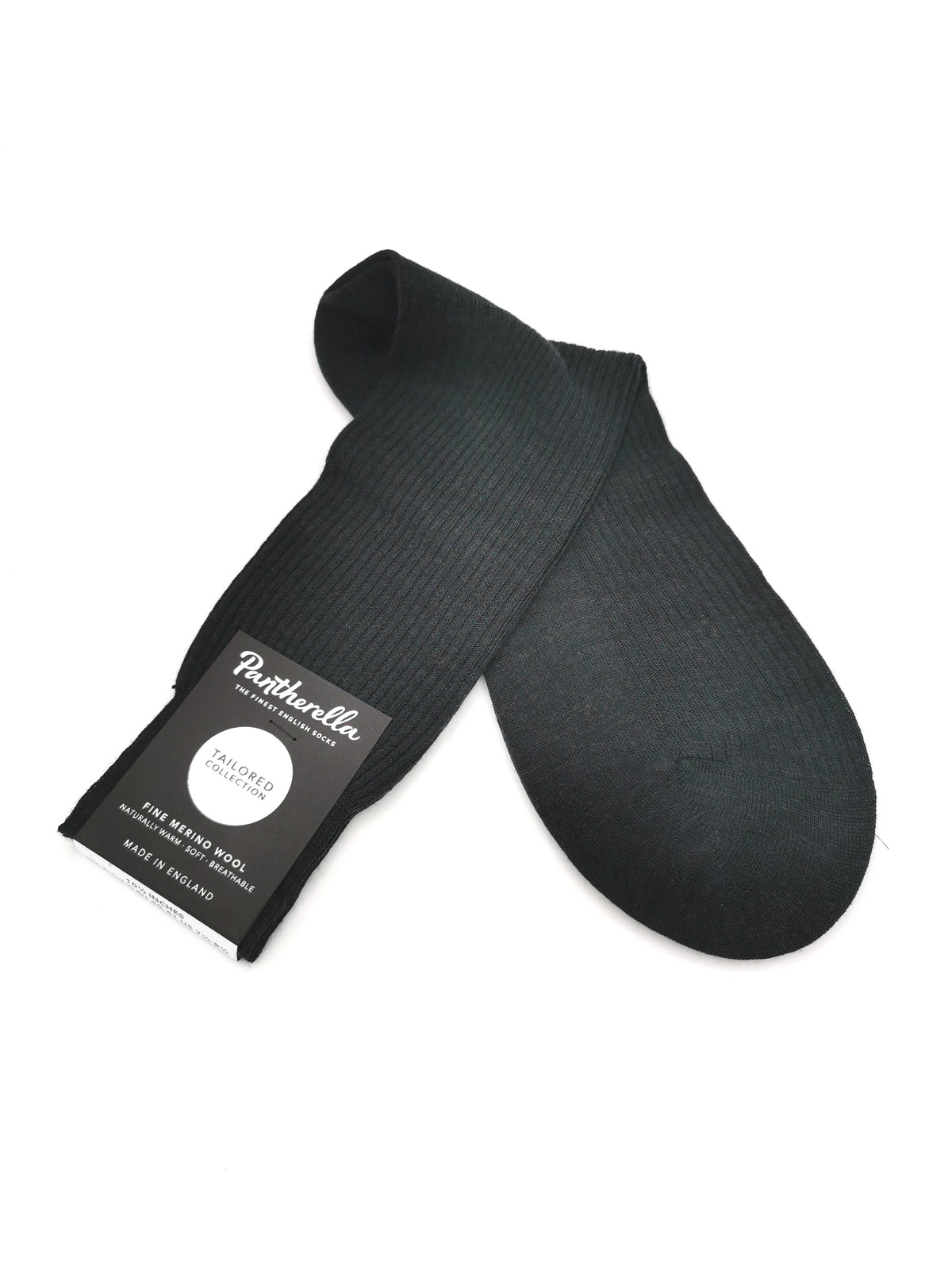 Finely ribbed Pantherella Fine Merino Wool socks