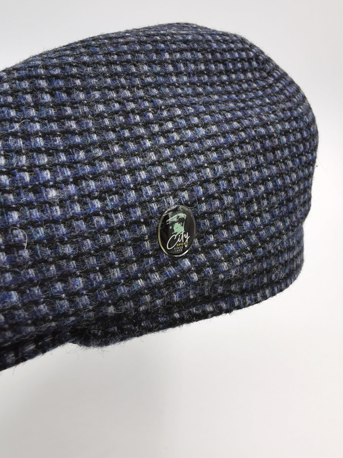 CITY SPORT CAP BLUE IN SMALL CHECKERBOARD
