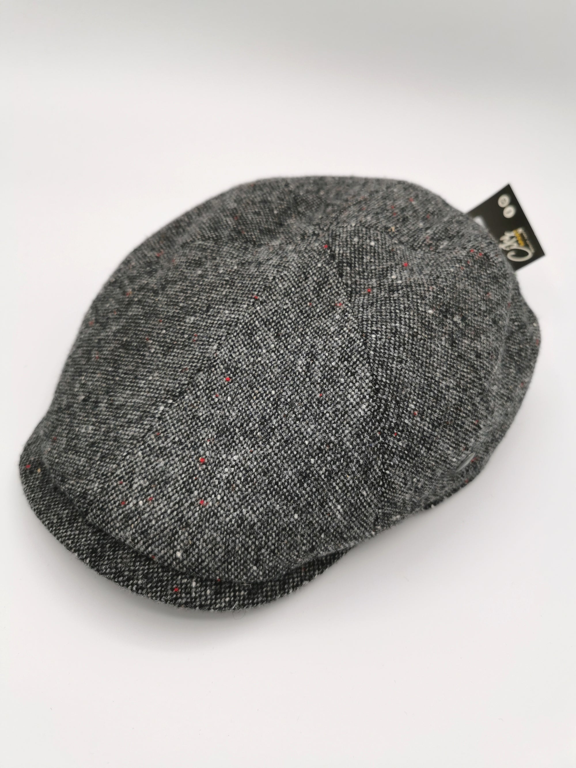 City Sport blue cap in Donegal tweed