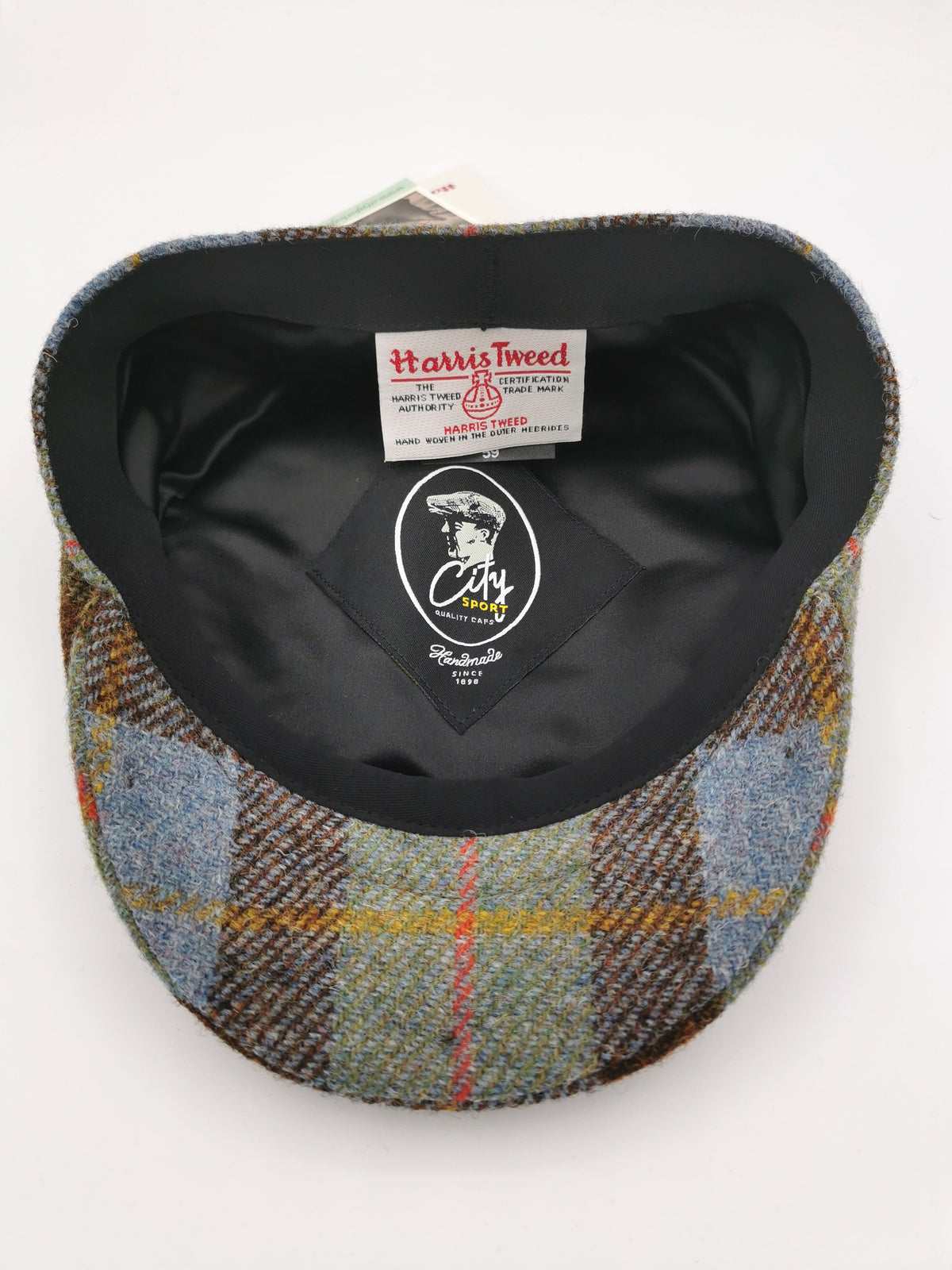 City Sport tweed checkered cap
