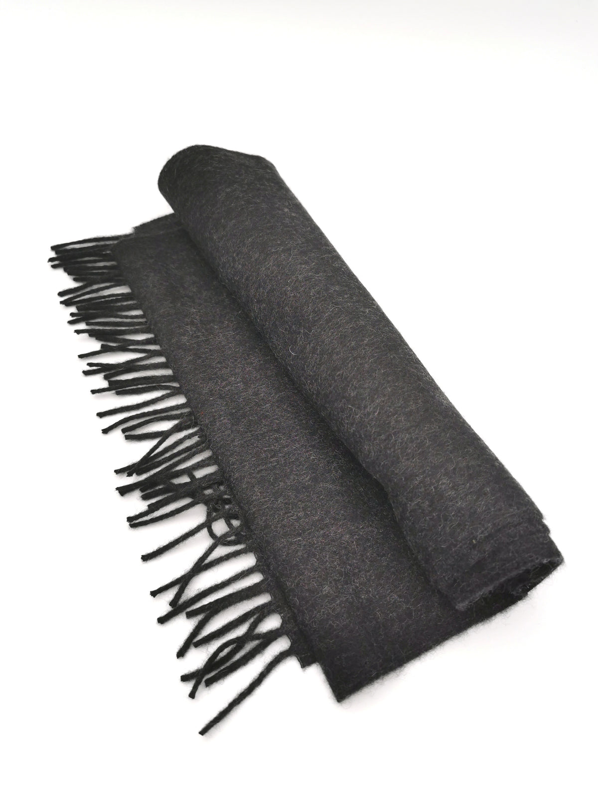 Plain cashmere scarf