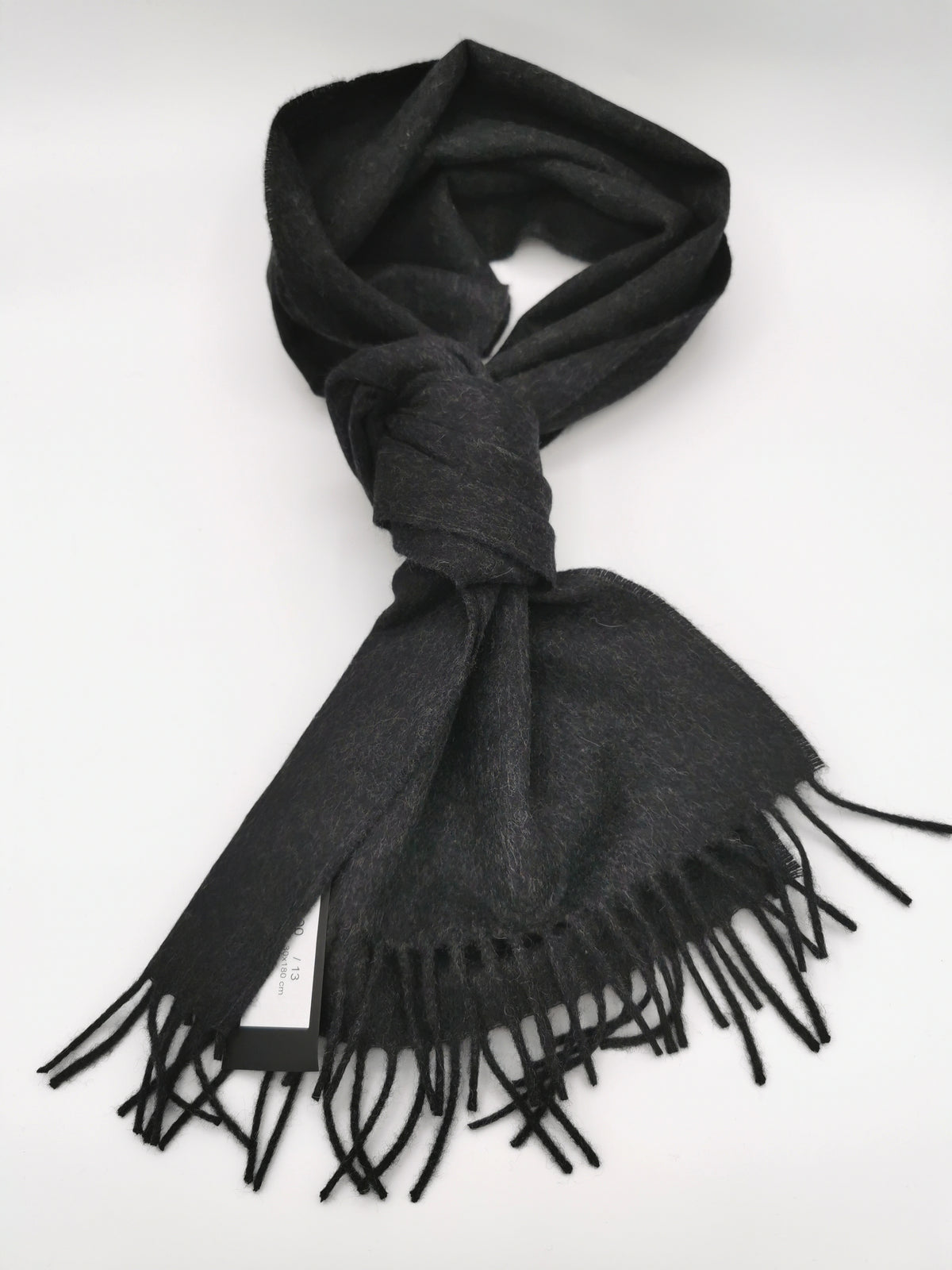 Plain cashmere scarf