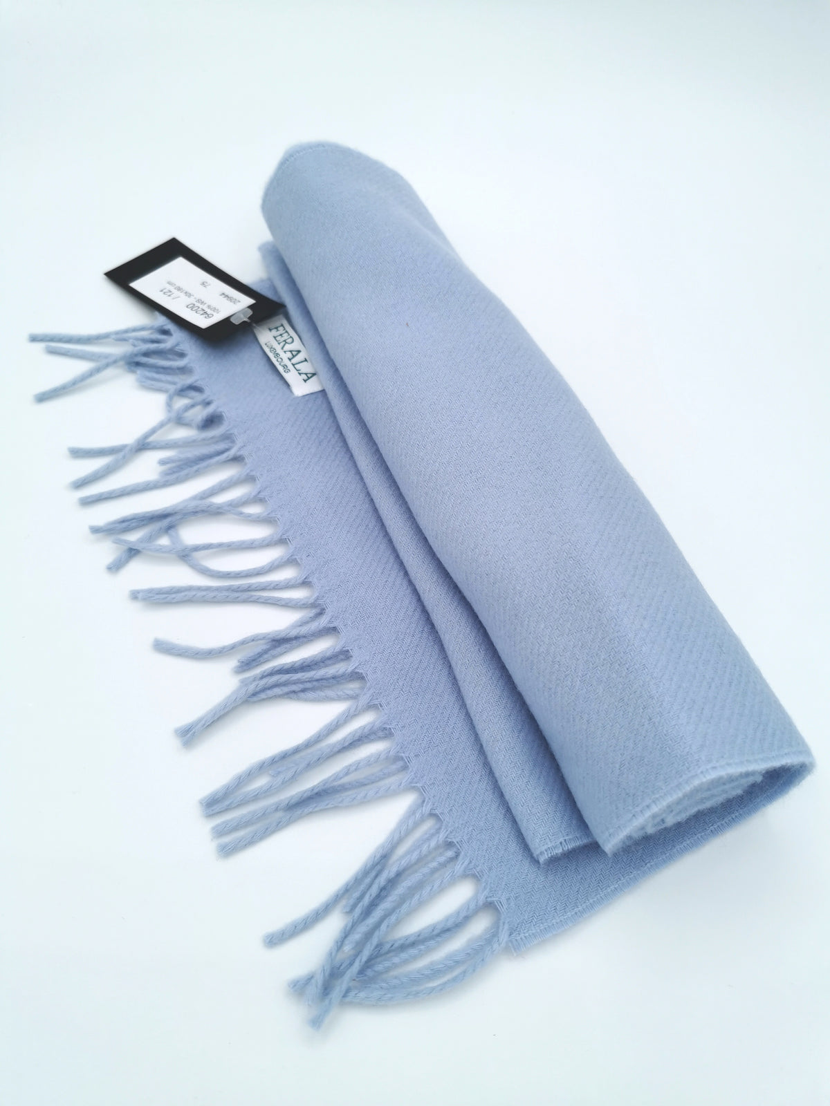 Plain cashmere scarf