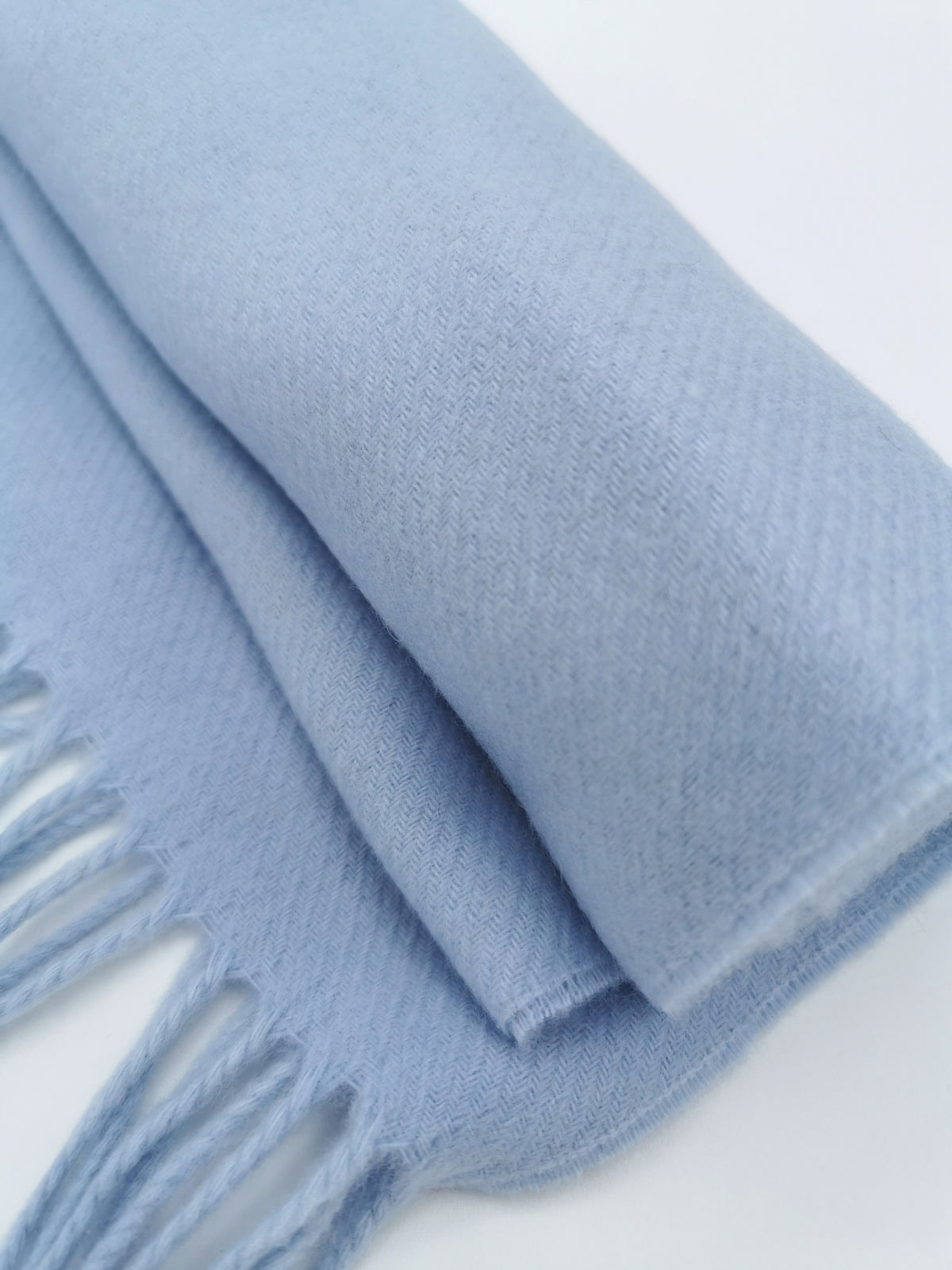 Plain cashmere scarf