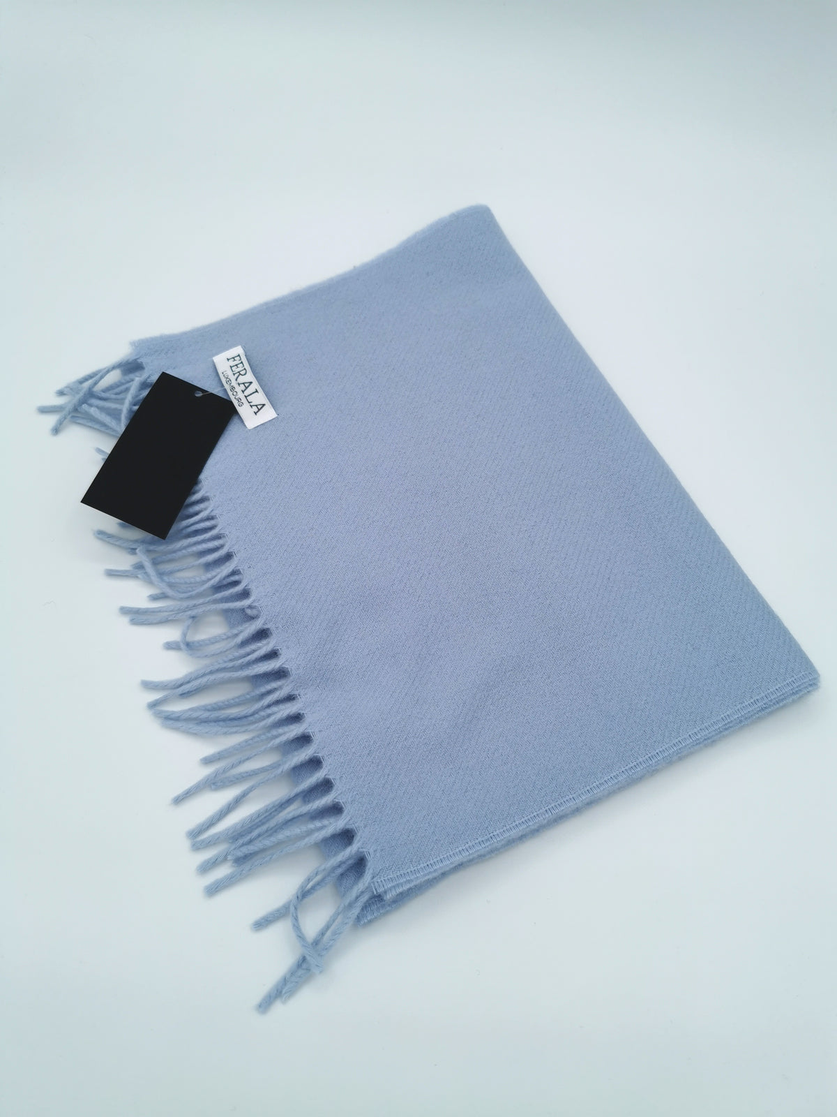 Plain cashmere scarf