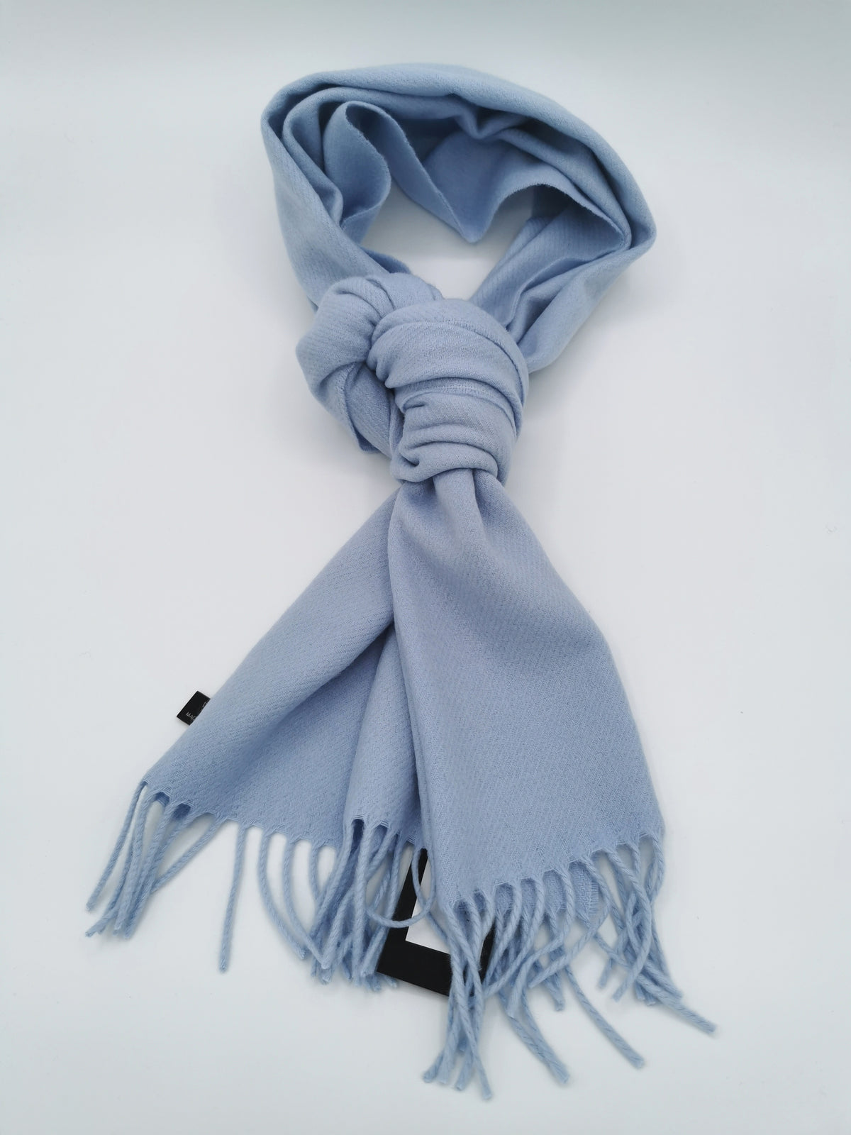 Plain cashmere scarf