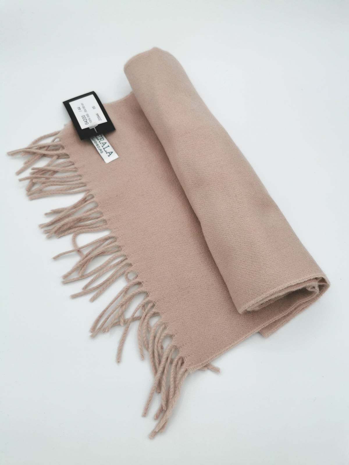 Plain cashmere scarf