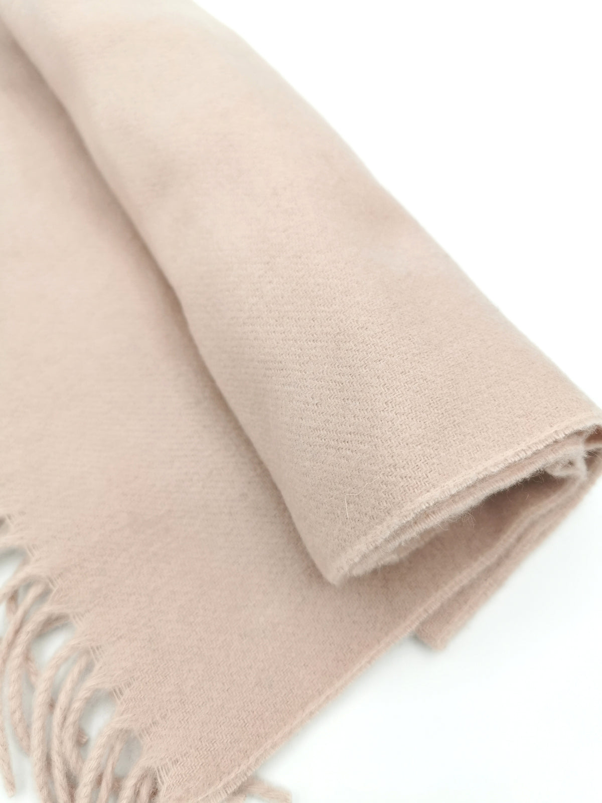 Plain cashmere scarf