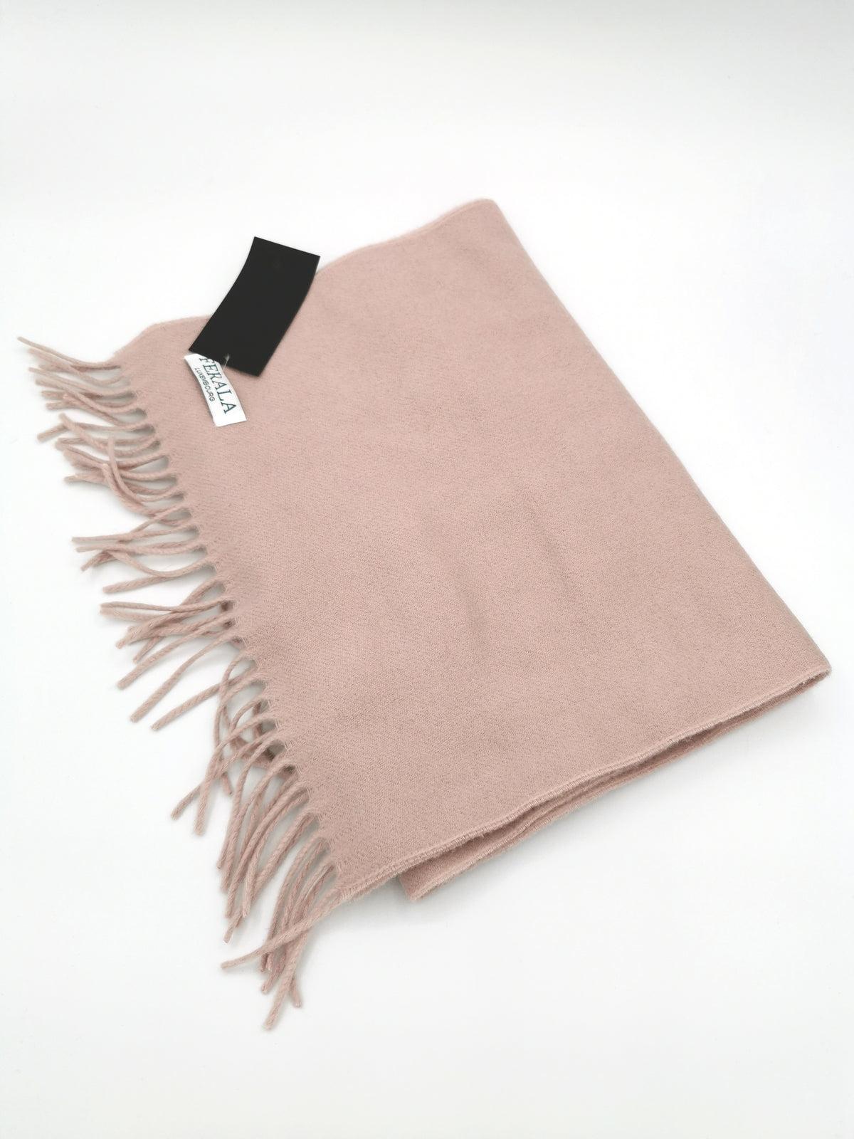 Plain cashmere scarf