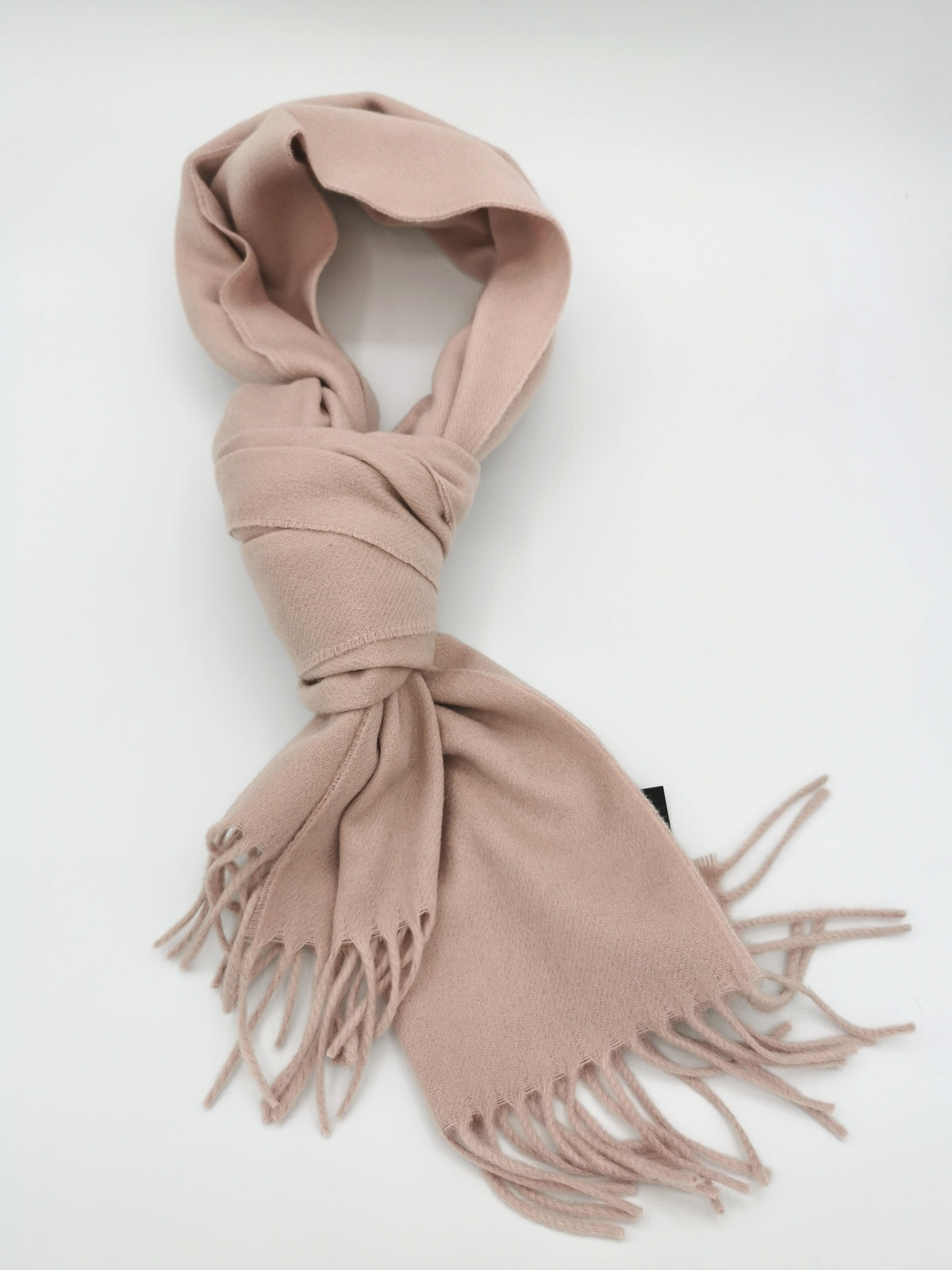 Plain cashmere scarf