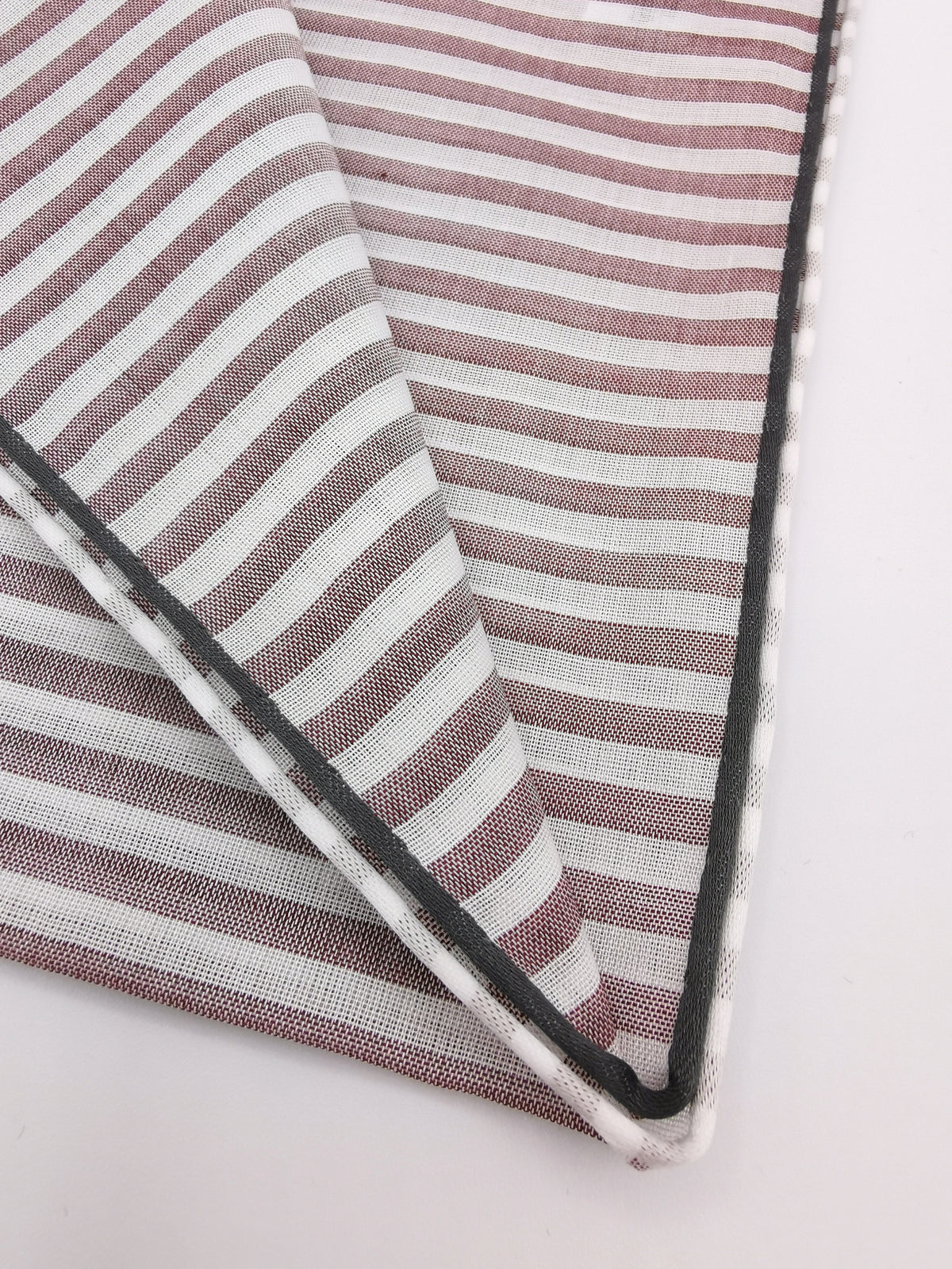 Simonnot-Godard pocket square with thin stripes