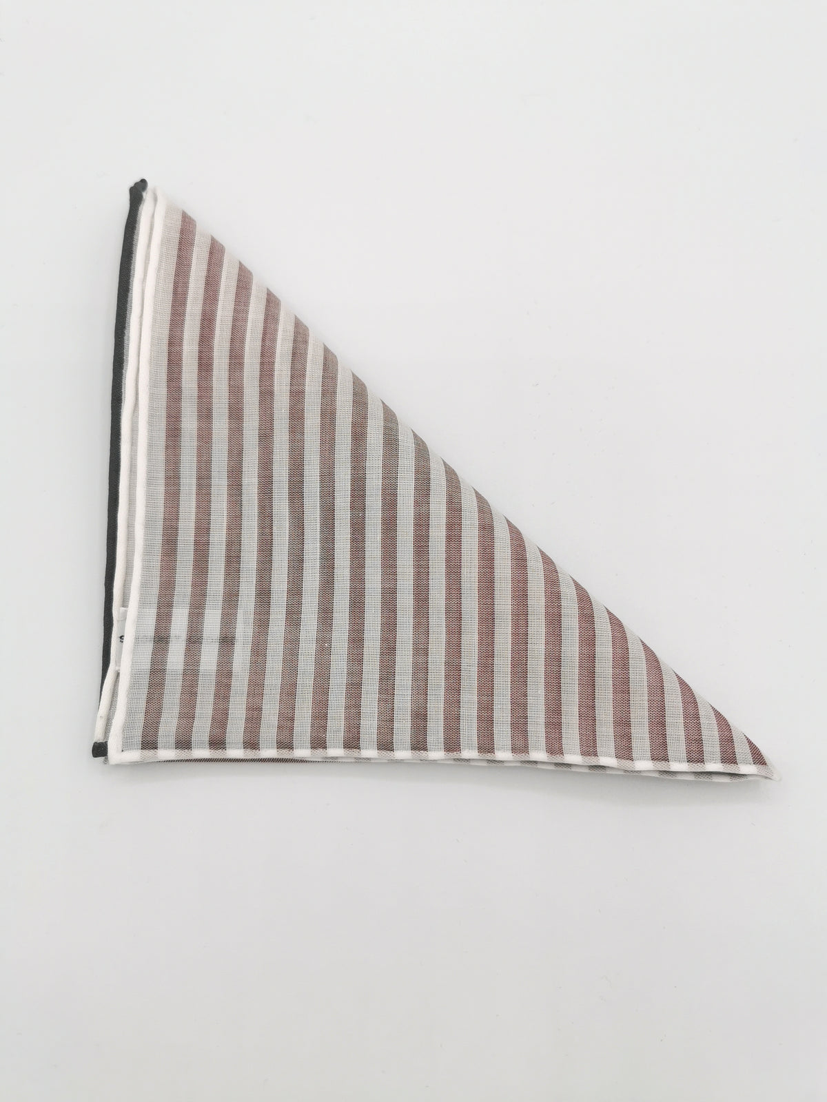 Simonnot-Godard pocket square with thin stripes