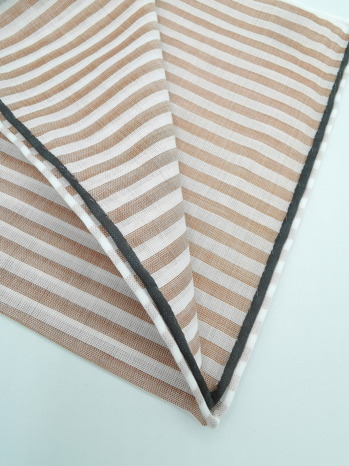 Simonnot-Godard pocket square with thin stripes