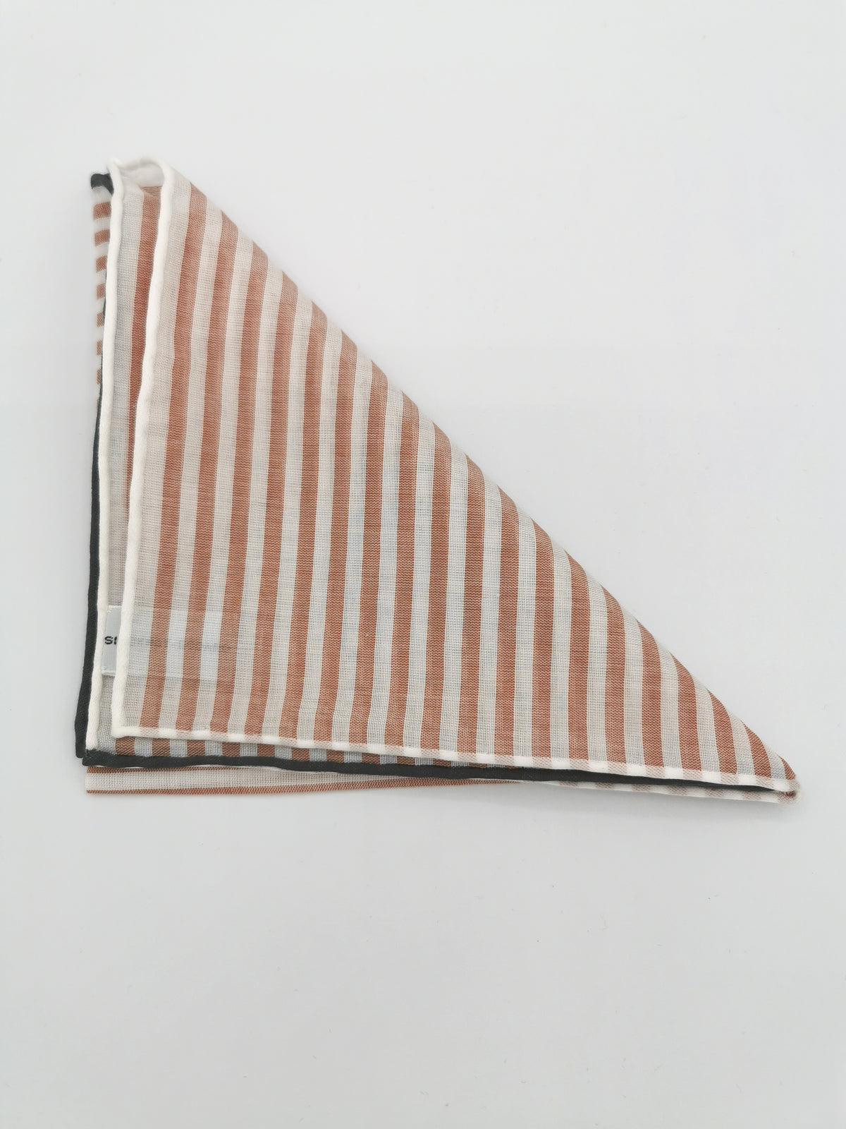 Simonnot-Godard pocket square with thin stripes