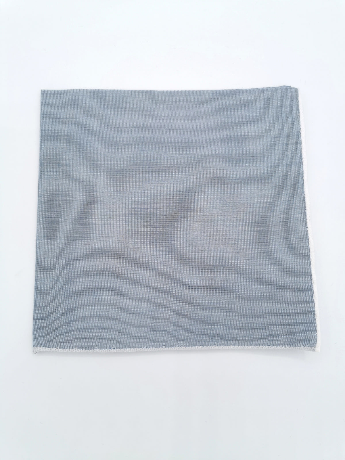 Simonnot-Godard plain pocket square with white border