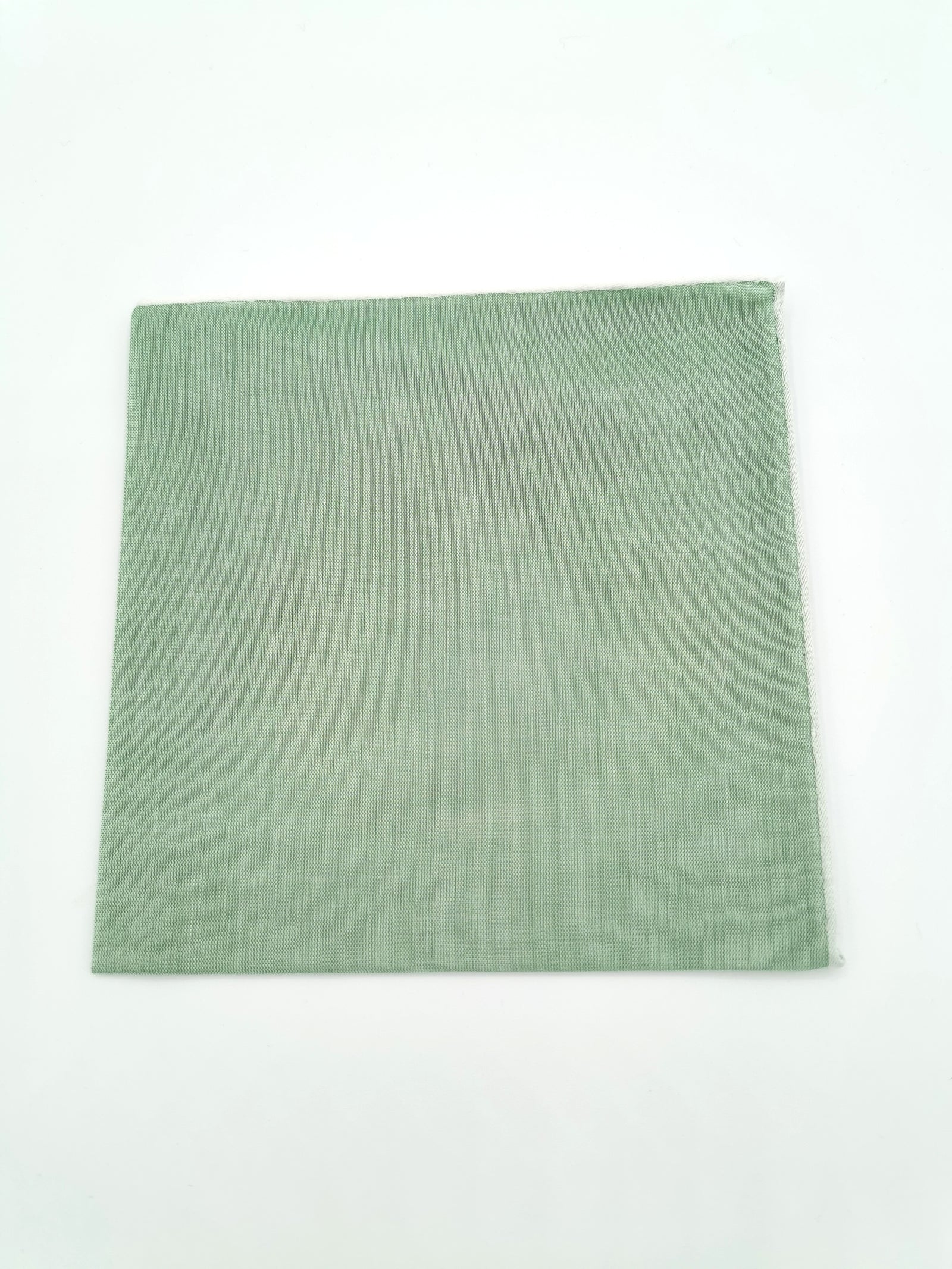 Simonnot-Godard plain pocket square with white border